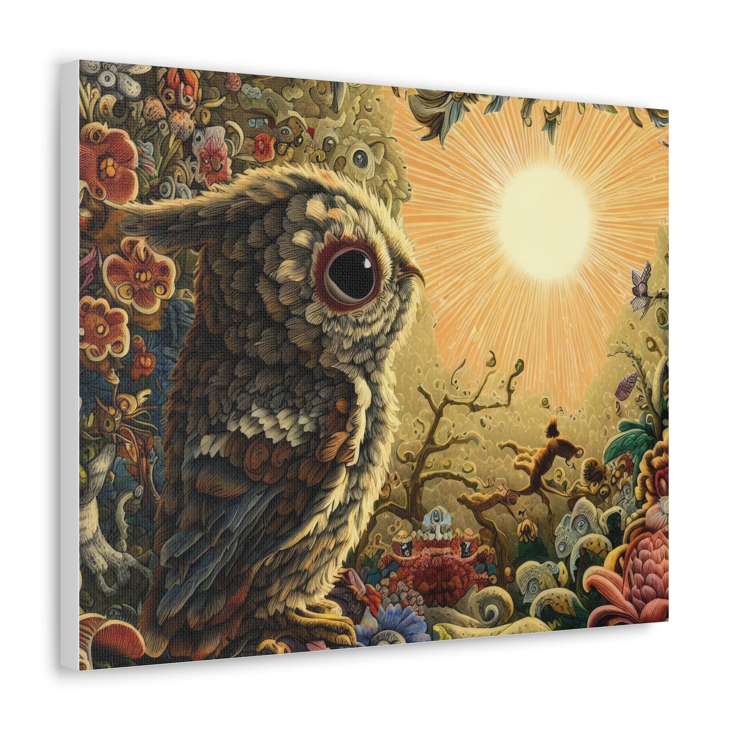 North Carolina Owl - Canvas Wall Art