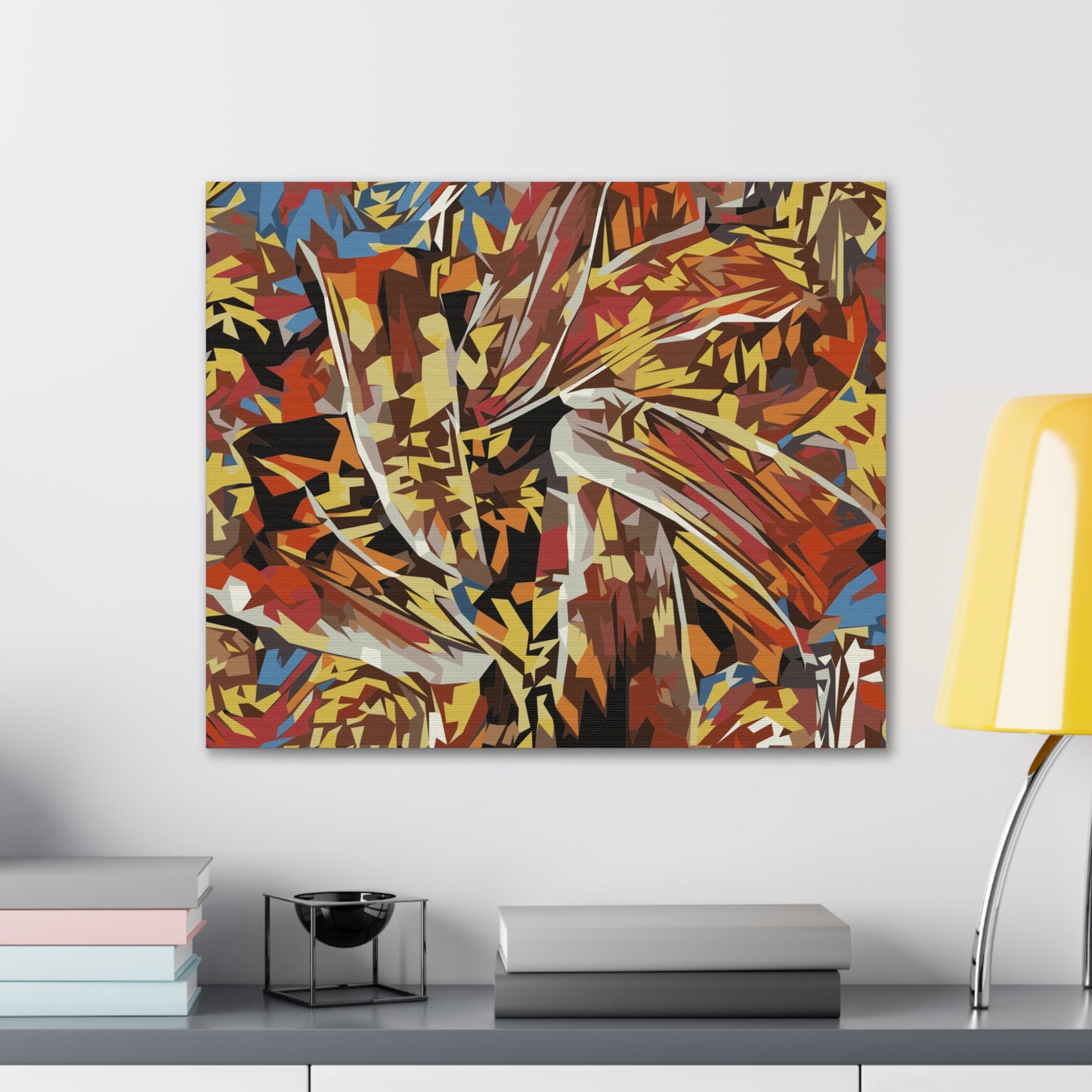 Abstract Floral Fiesta Canvas Gallery Wraps