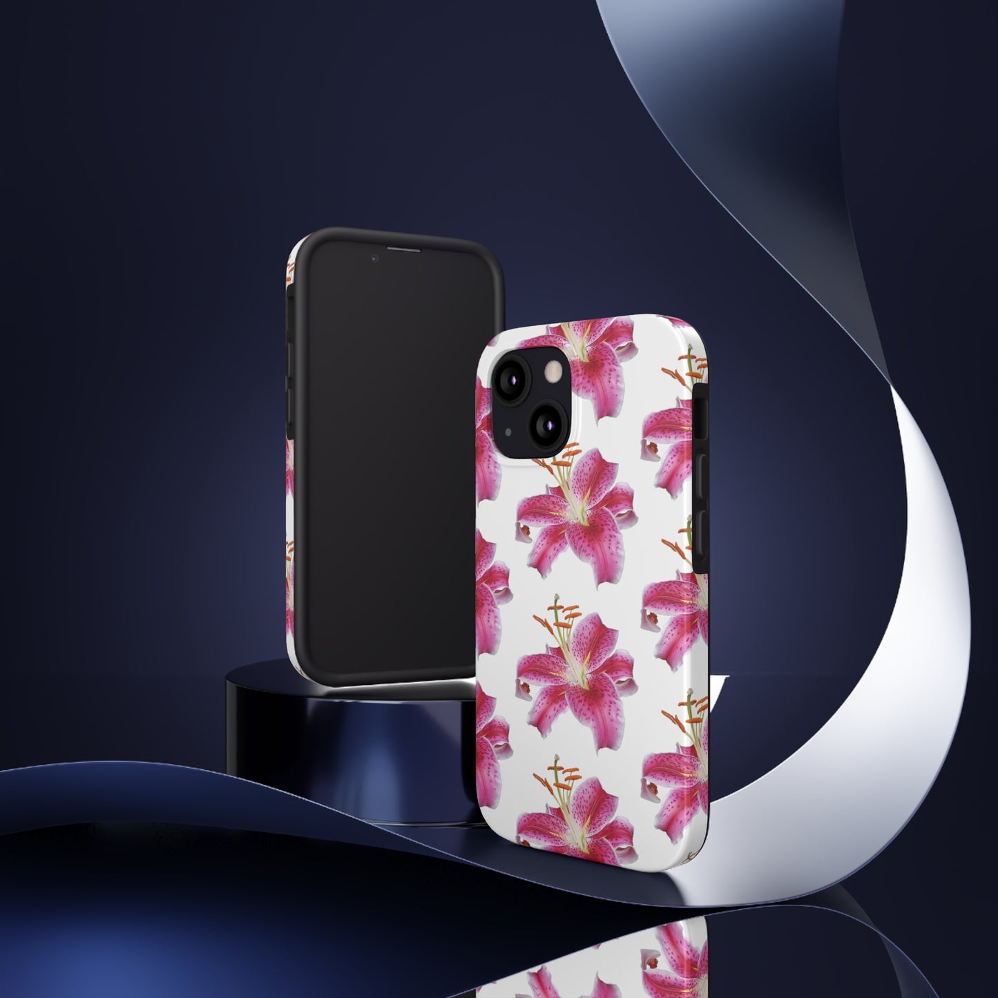 Stargazer Lily White Tough Phone Case