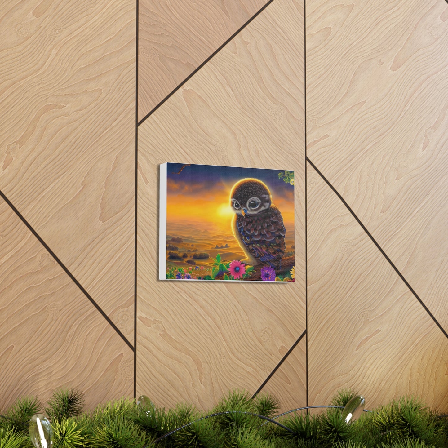 Ohio Owl - Canvas Wall Art