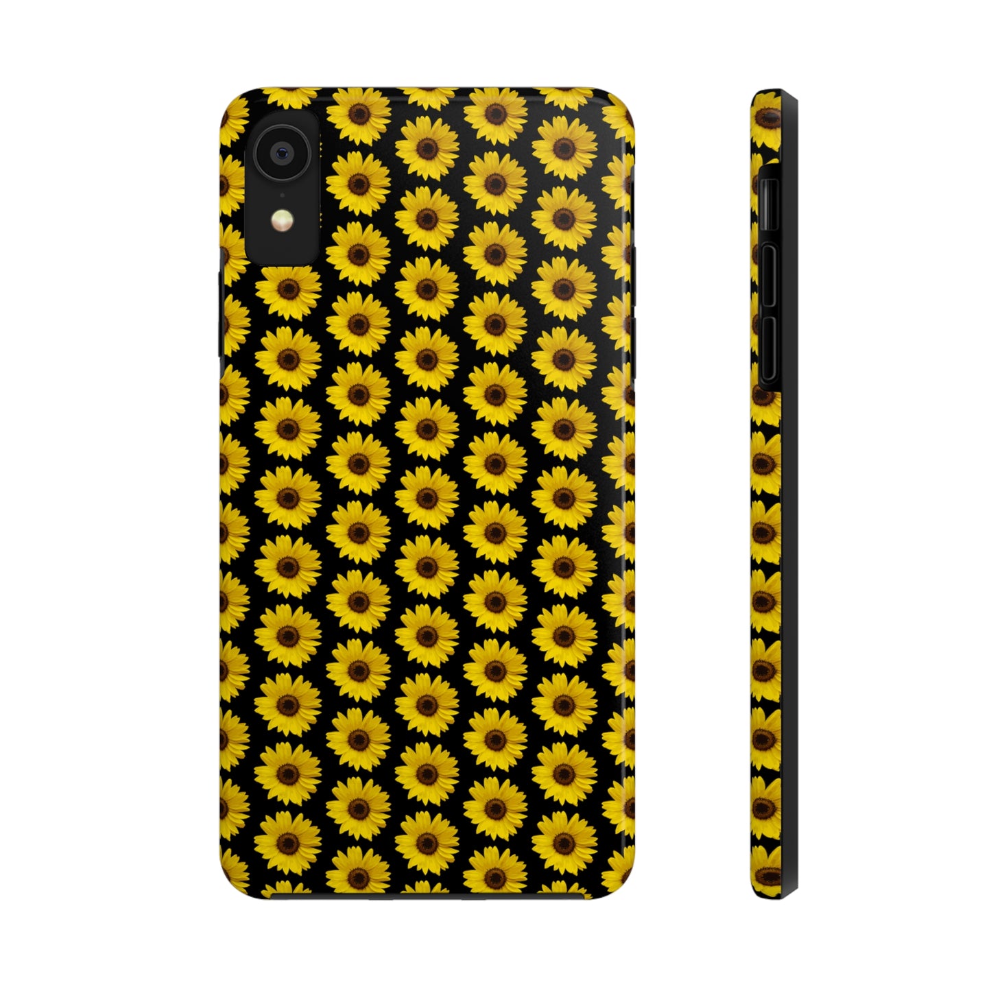 Sunflower Black Tough Phone Case