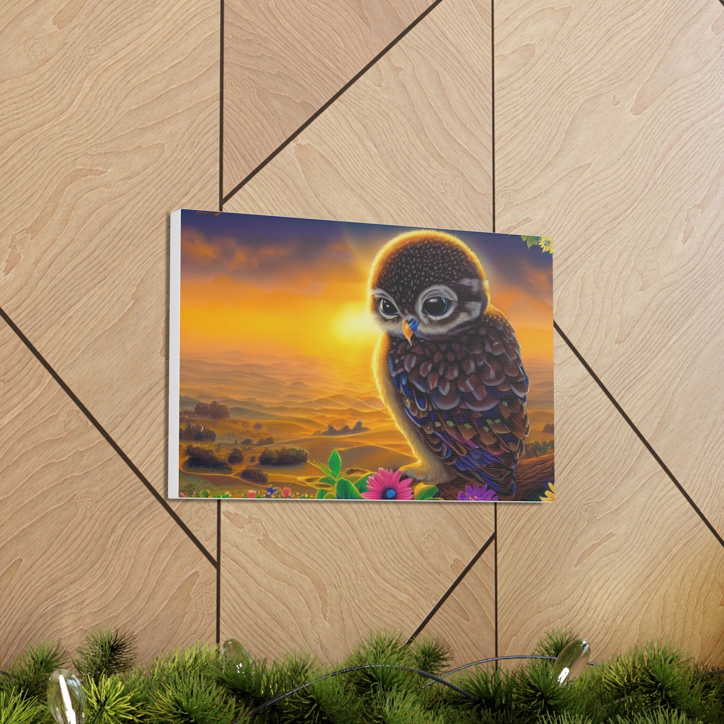 Ohio Owl - Canvas Wall Art