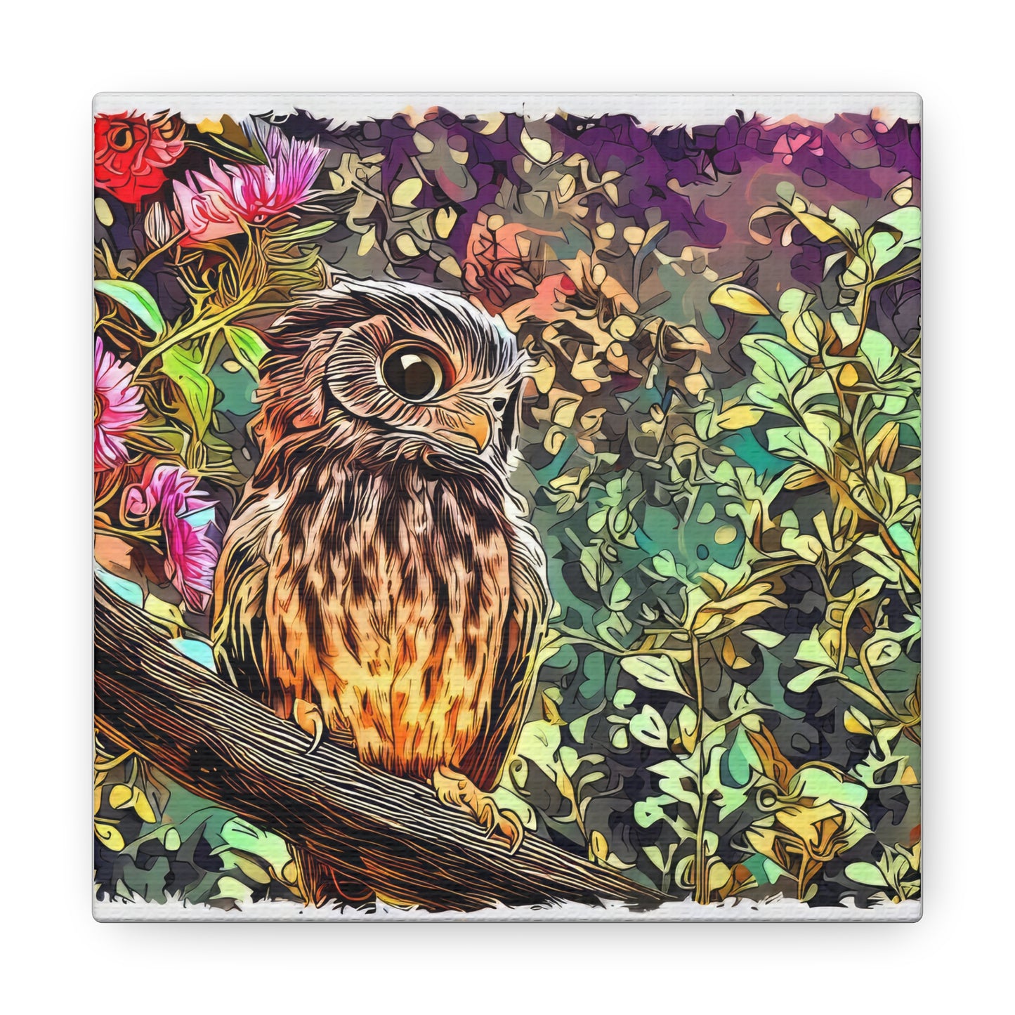 Idaho Owl - Canvas Wall Art