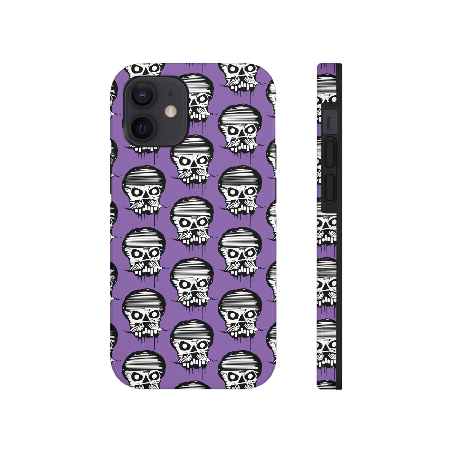 Skull Purple Tough Phone Case