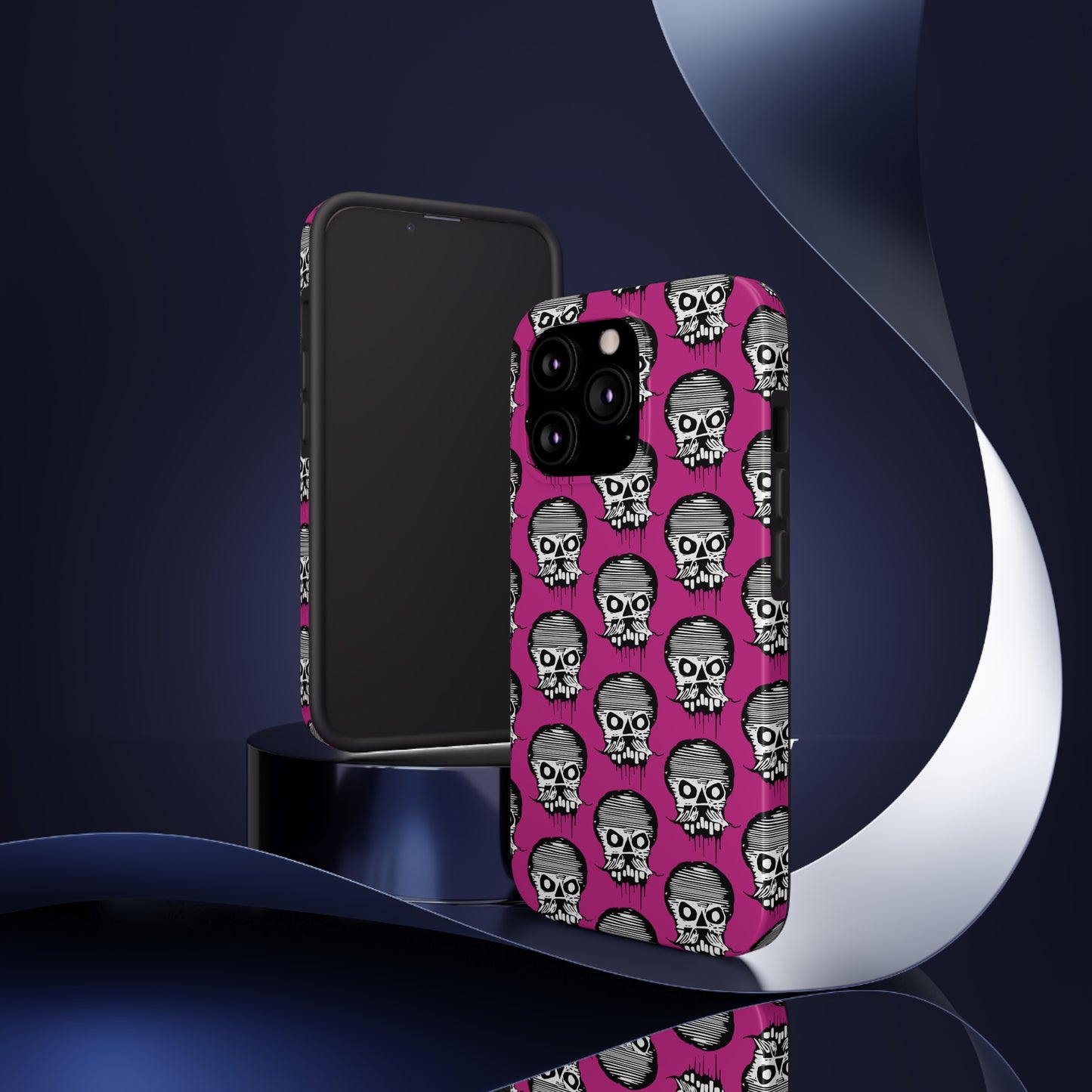 Skull Pink Tough Phone Case