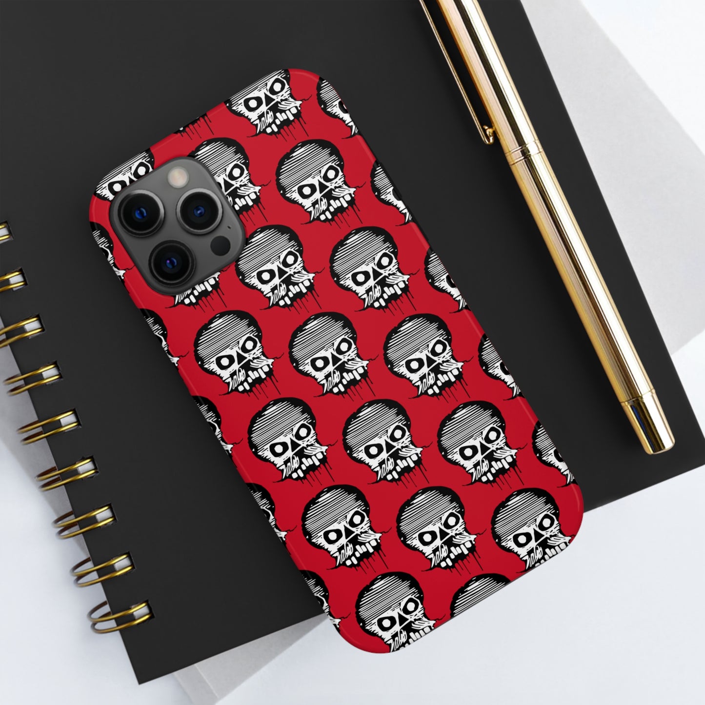 Skull Red Tough Phone Case