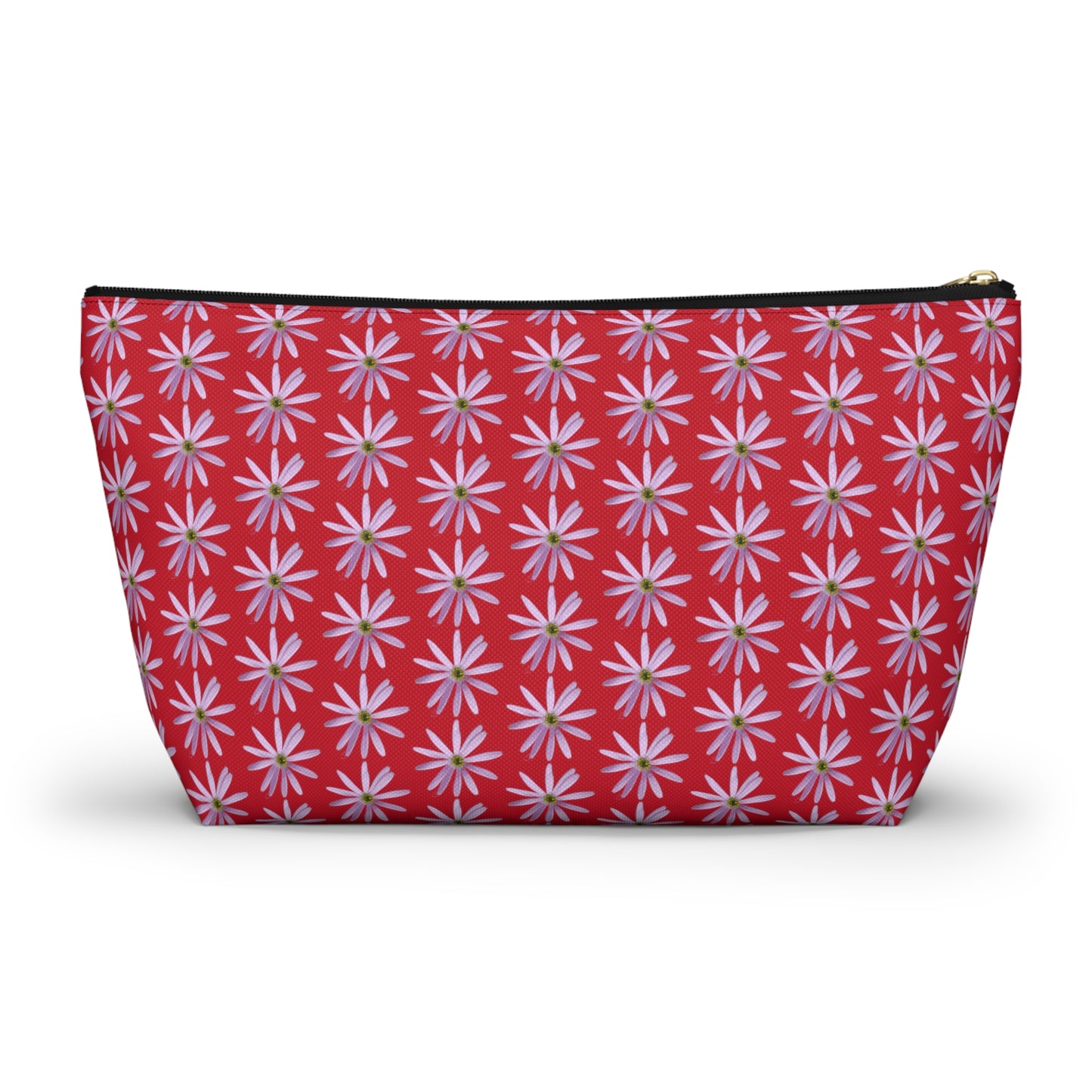 Aster Flower Accessory Pouch w T-bottom