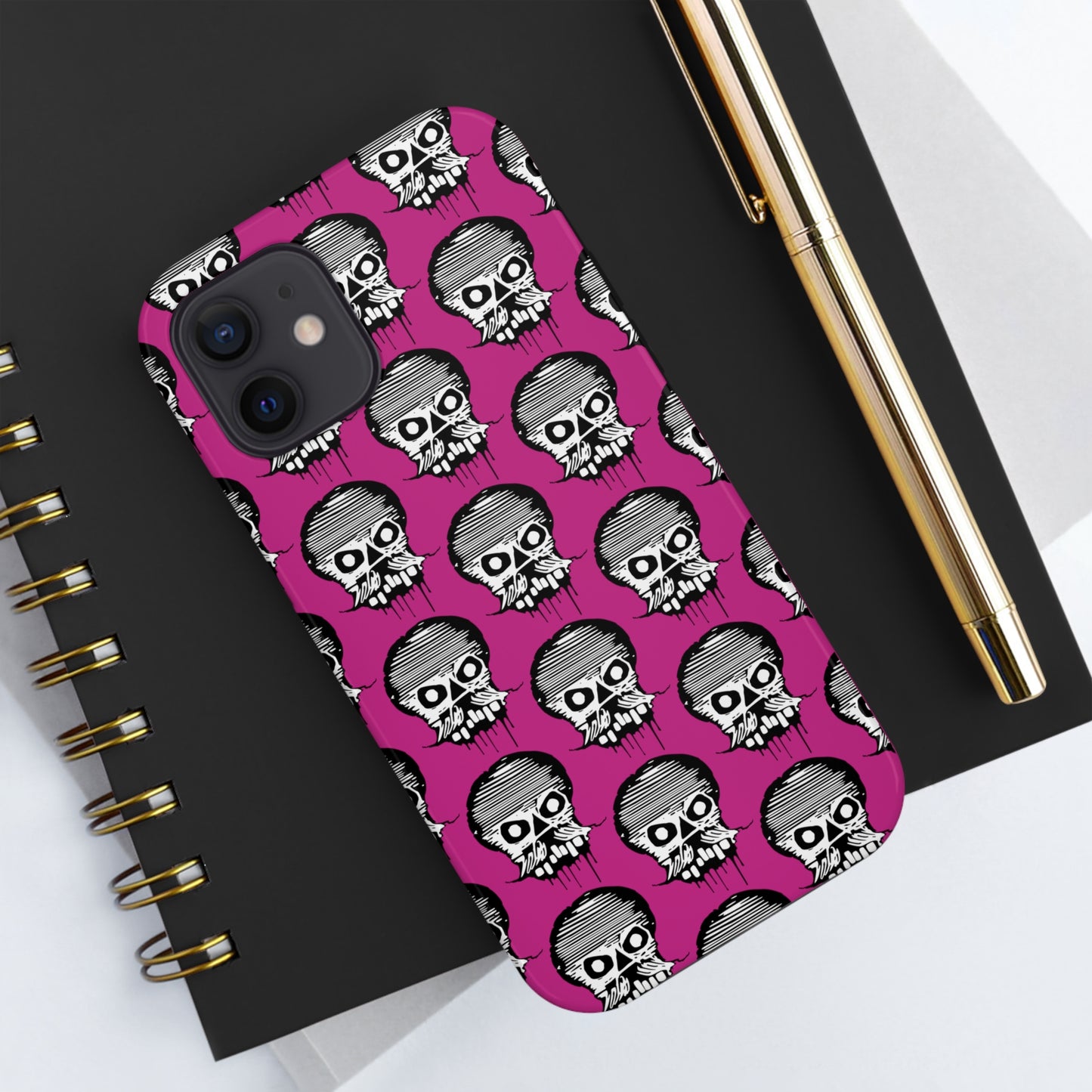 Skull Pink Tough Phone Case