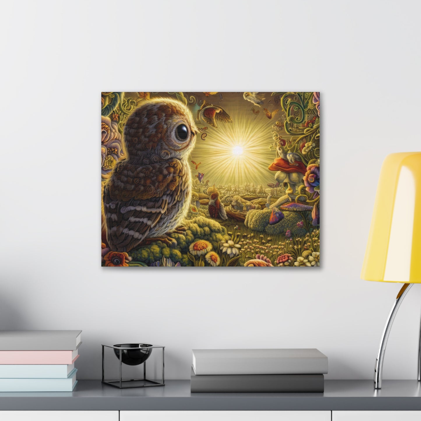 Massachusetts Owl - Canvas Wall Art