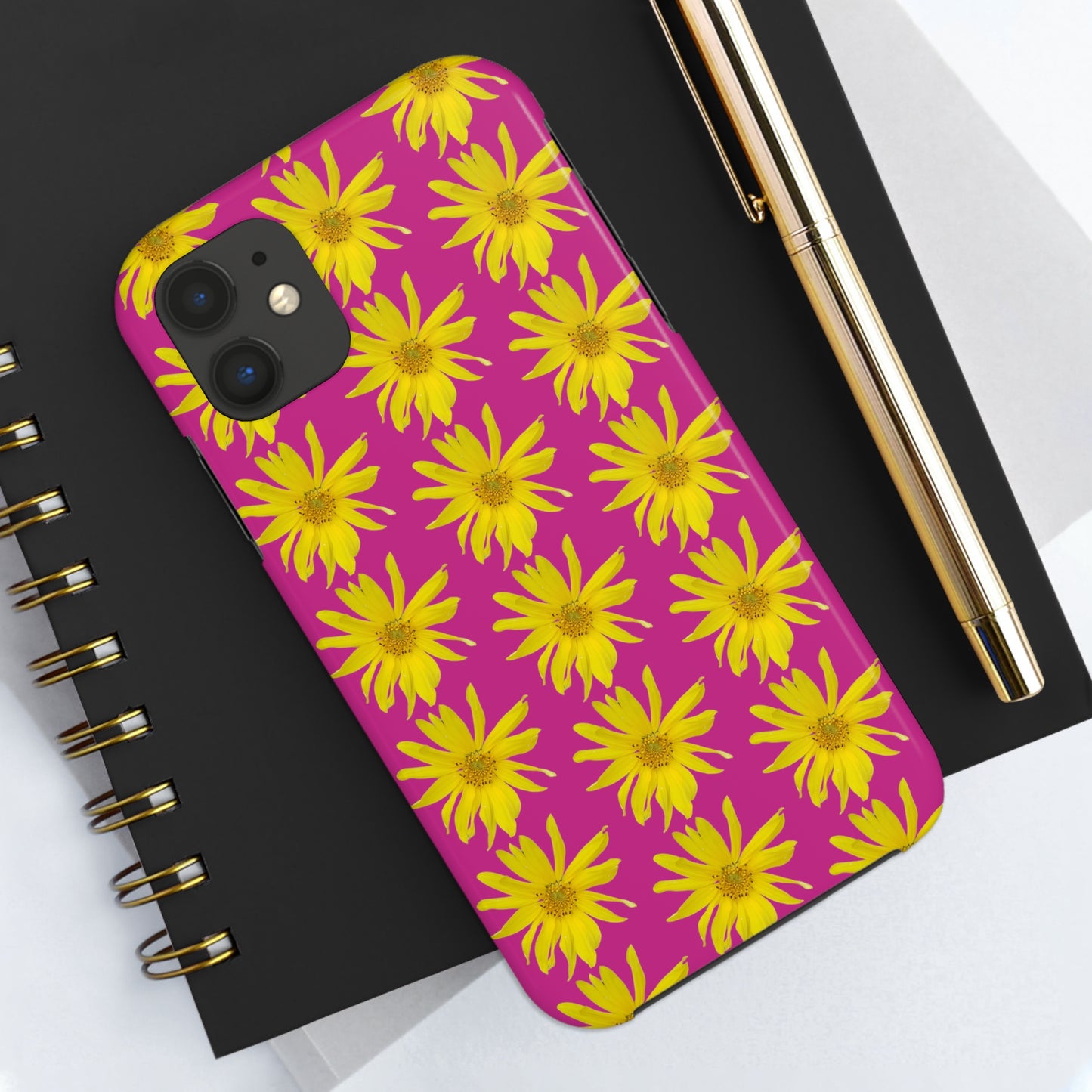 Wild Sunflower Pink Tough Phone Case