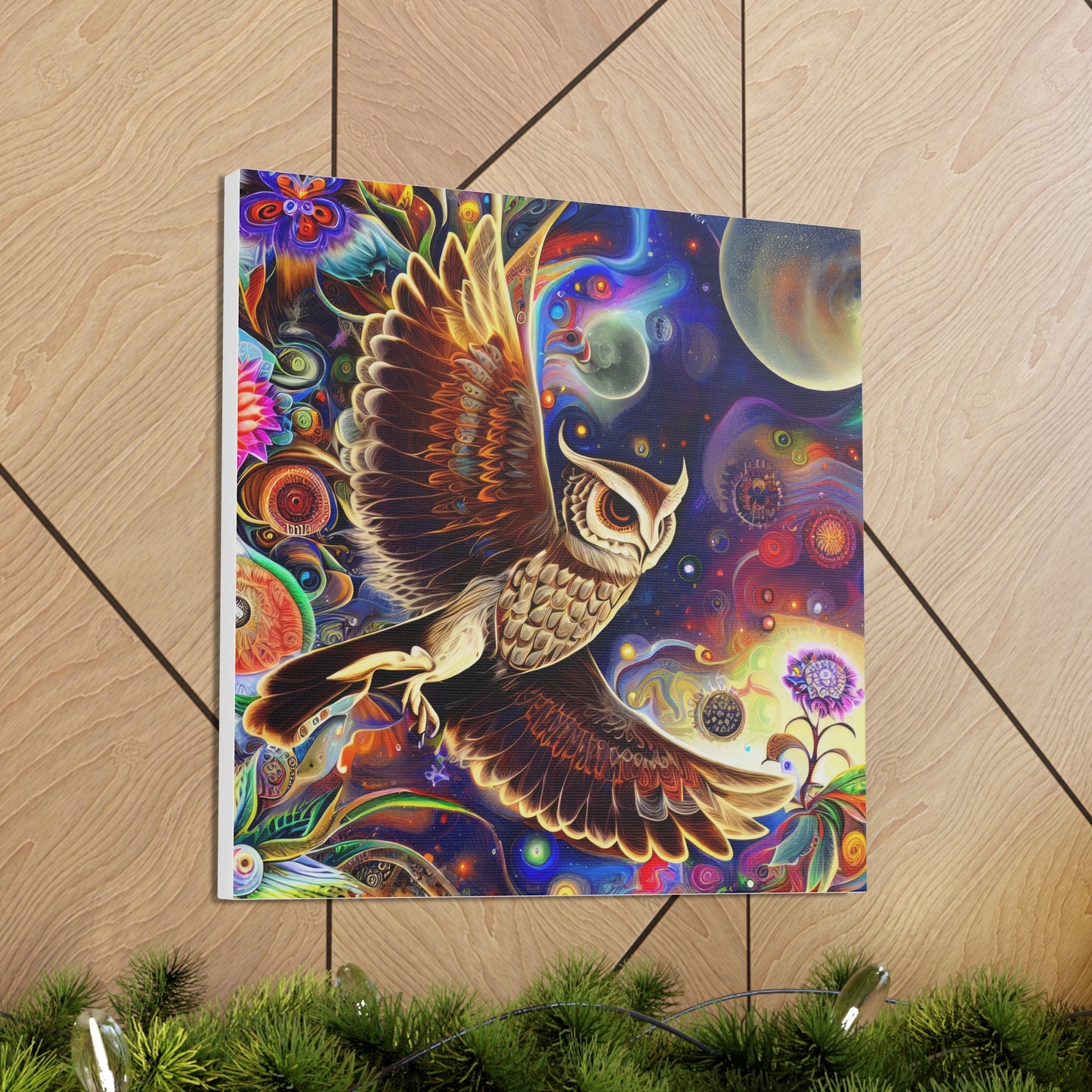 Michigan Owl - Canvas Wall Art