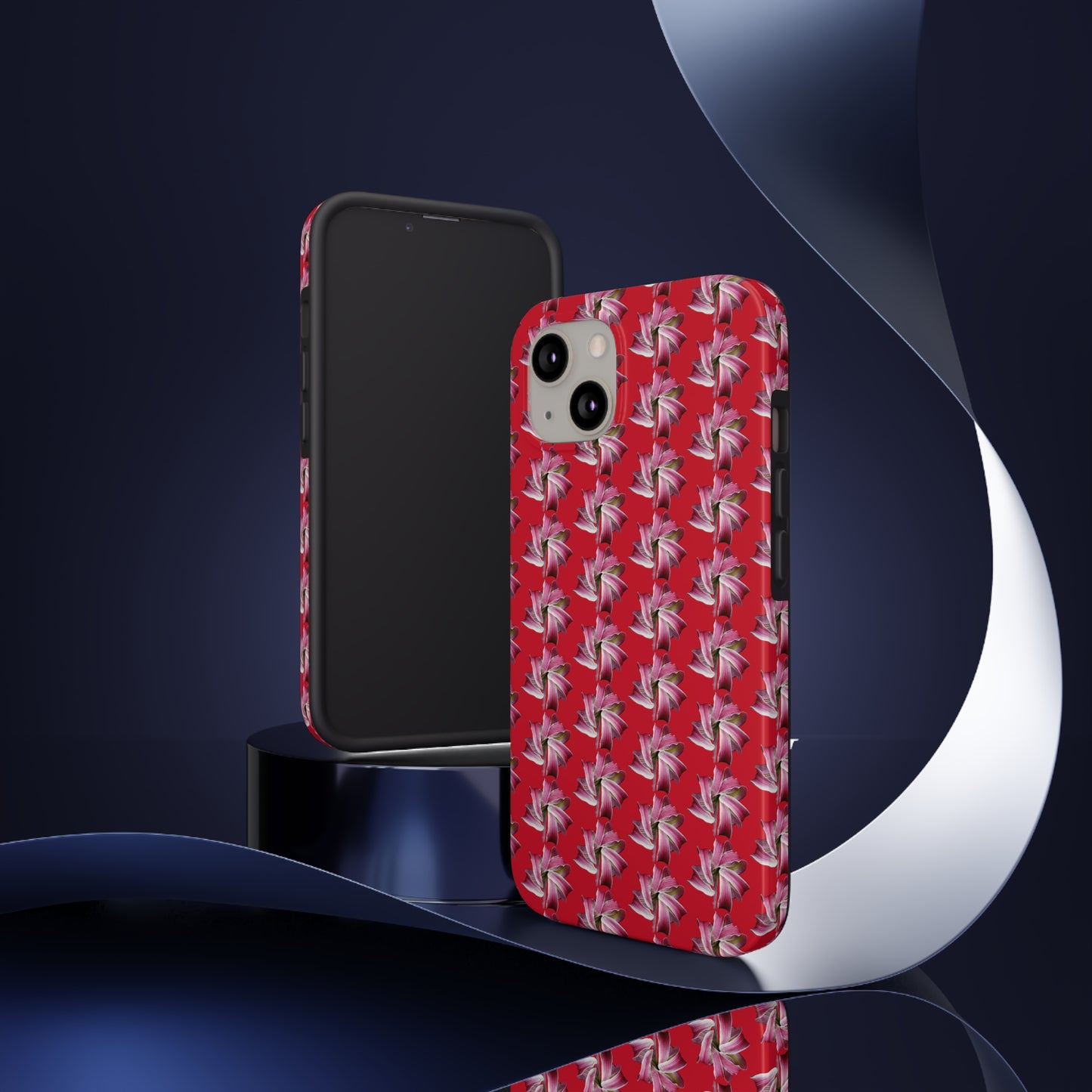 Morning Lily Red Tough Phone Case