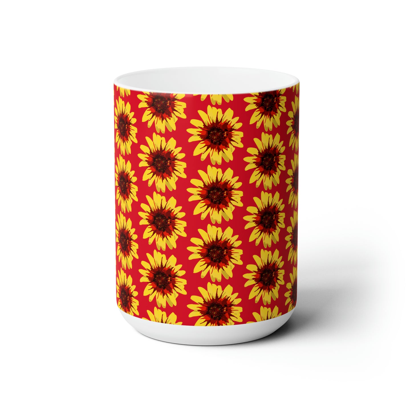 Sunflower Orchid Mug 15oz