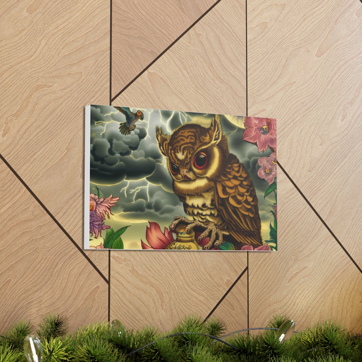 Indiana Owl - Canvas Wall Art