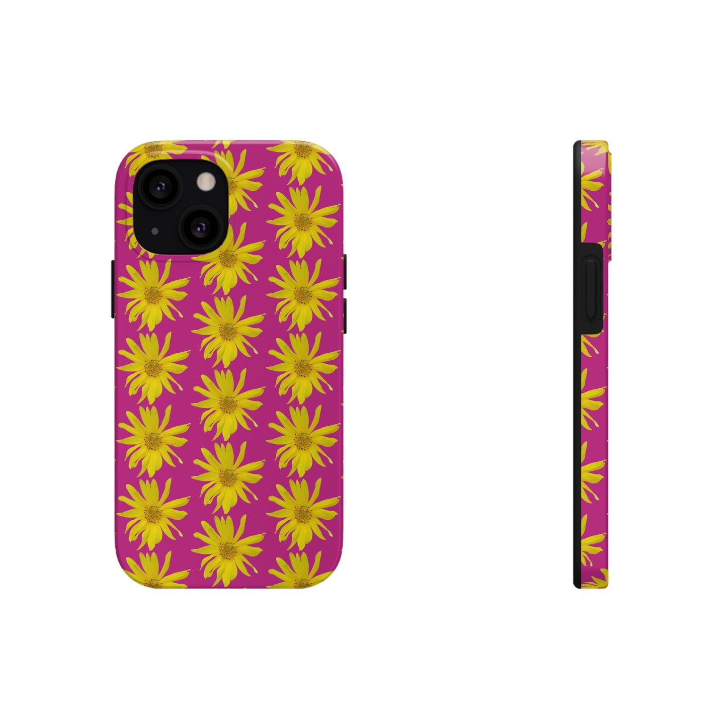 Wild Sunflower Pink Tough Phone Case