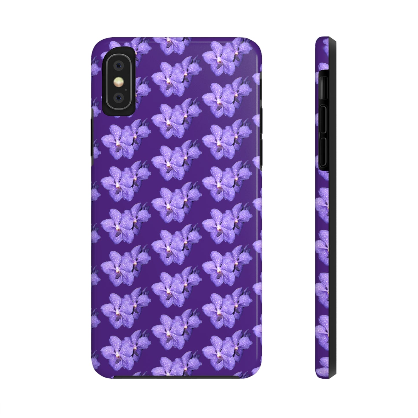 Blue Orchid Purple Tough Phone Case