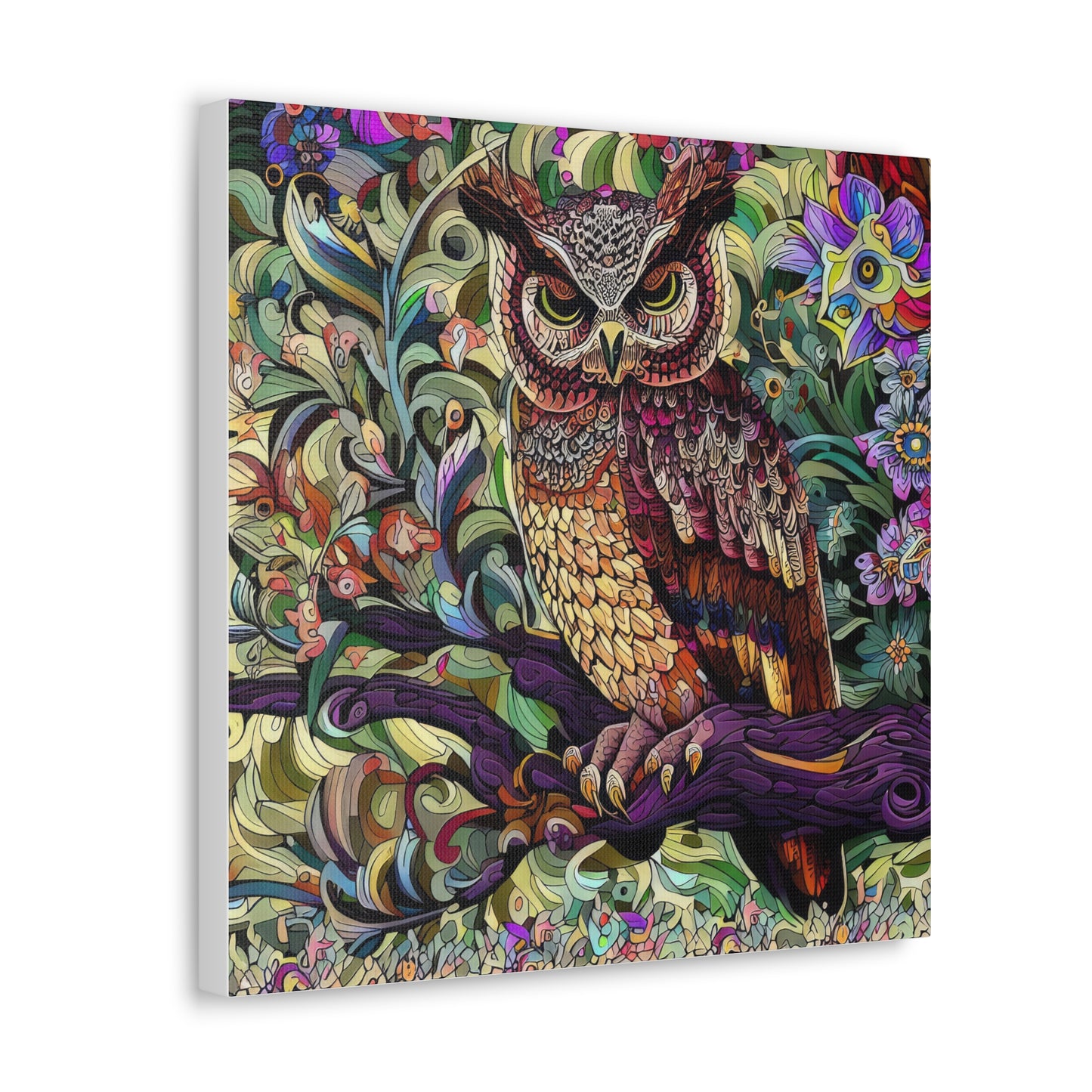 Montana Owl - Canvas Wall Art