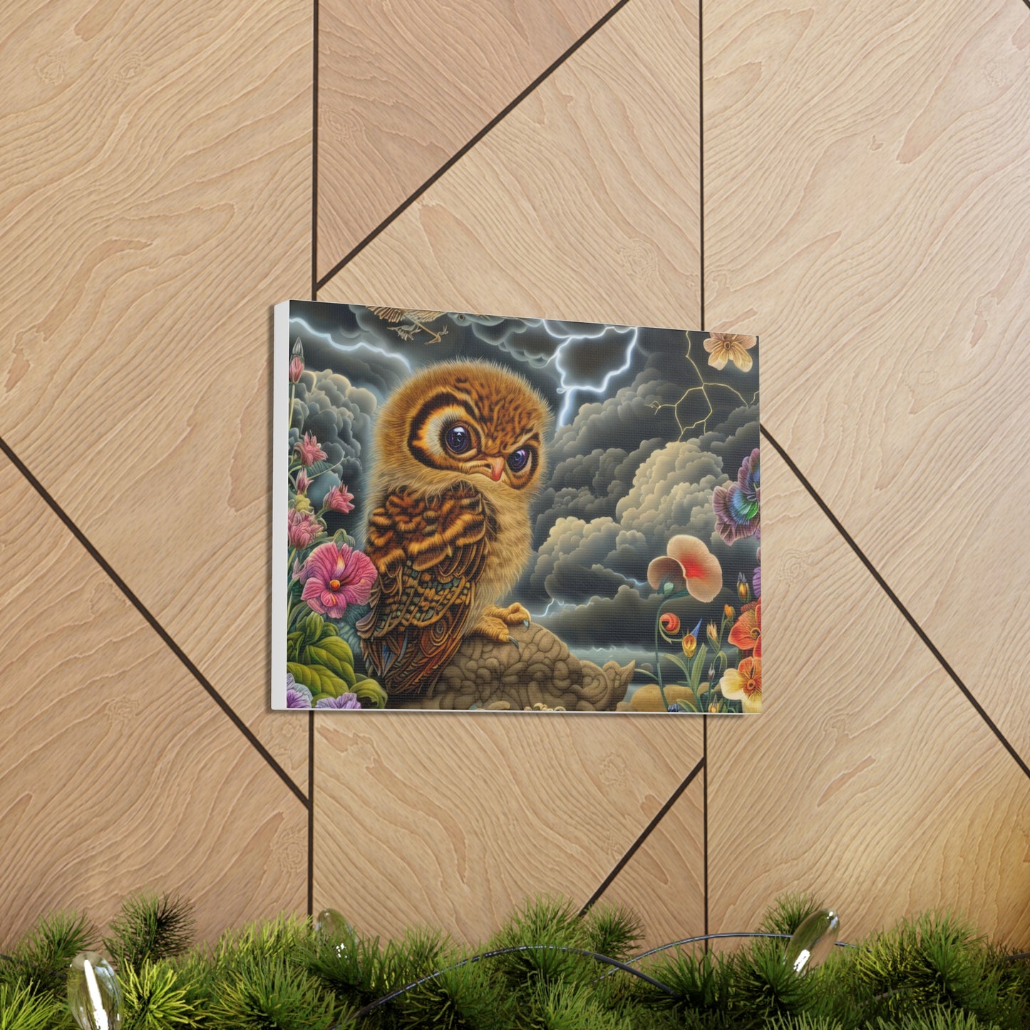 Achilles Owl - Canvas Wall Art