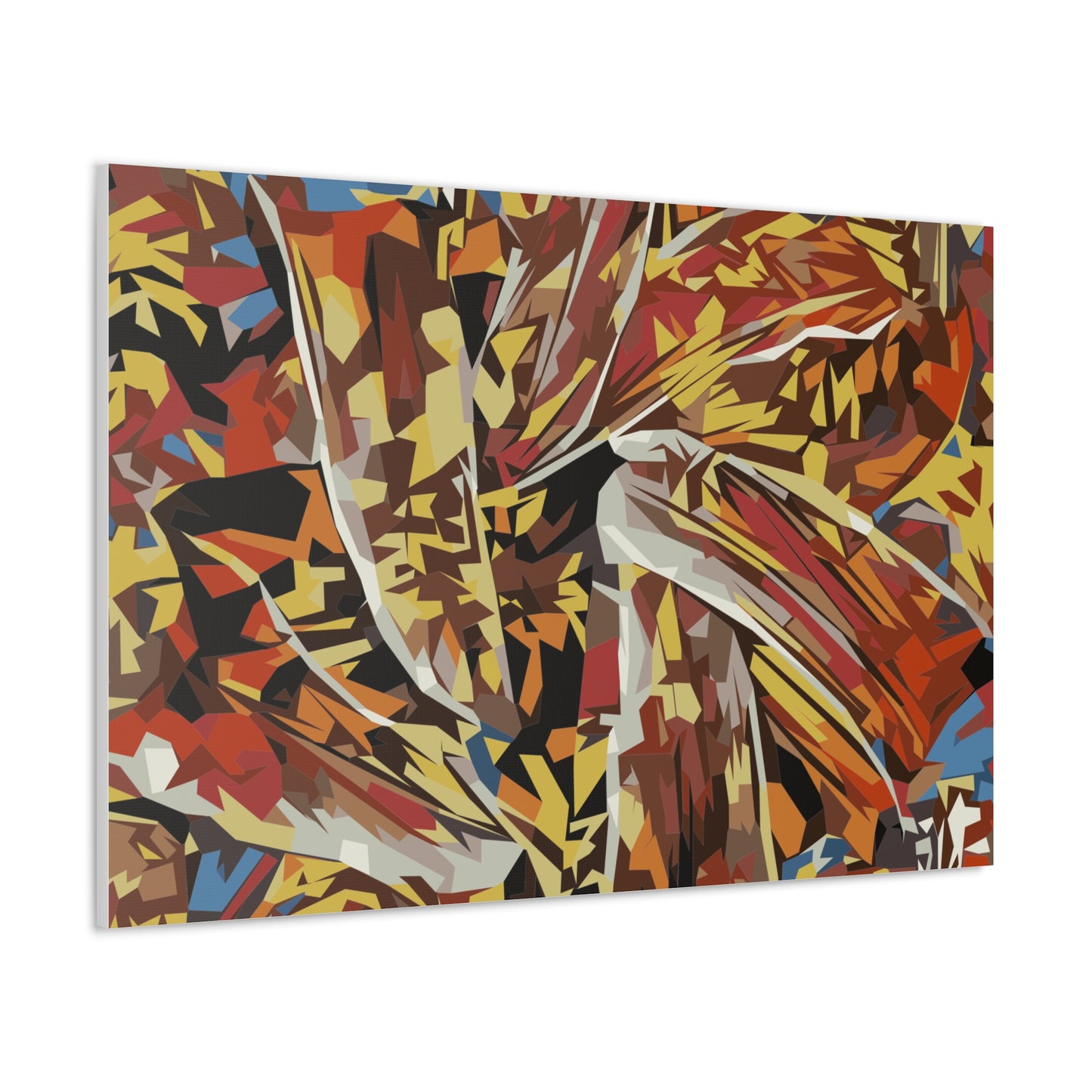 Abstract Floral Fiesta Canvas Gallery Wraps