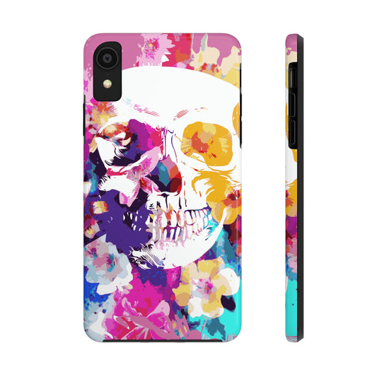 Skull and Bloom Tough Phone Case