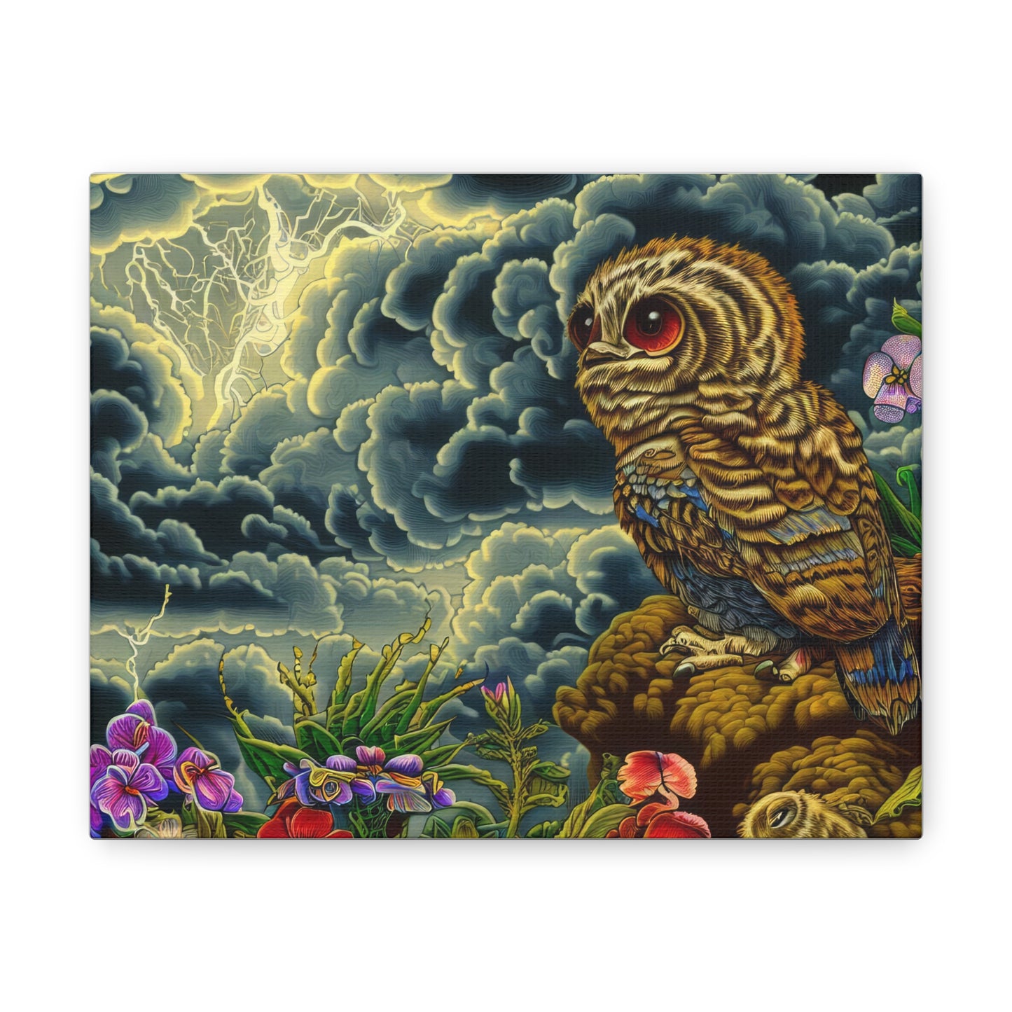 Illinois Owl - Canvas Wall Art