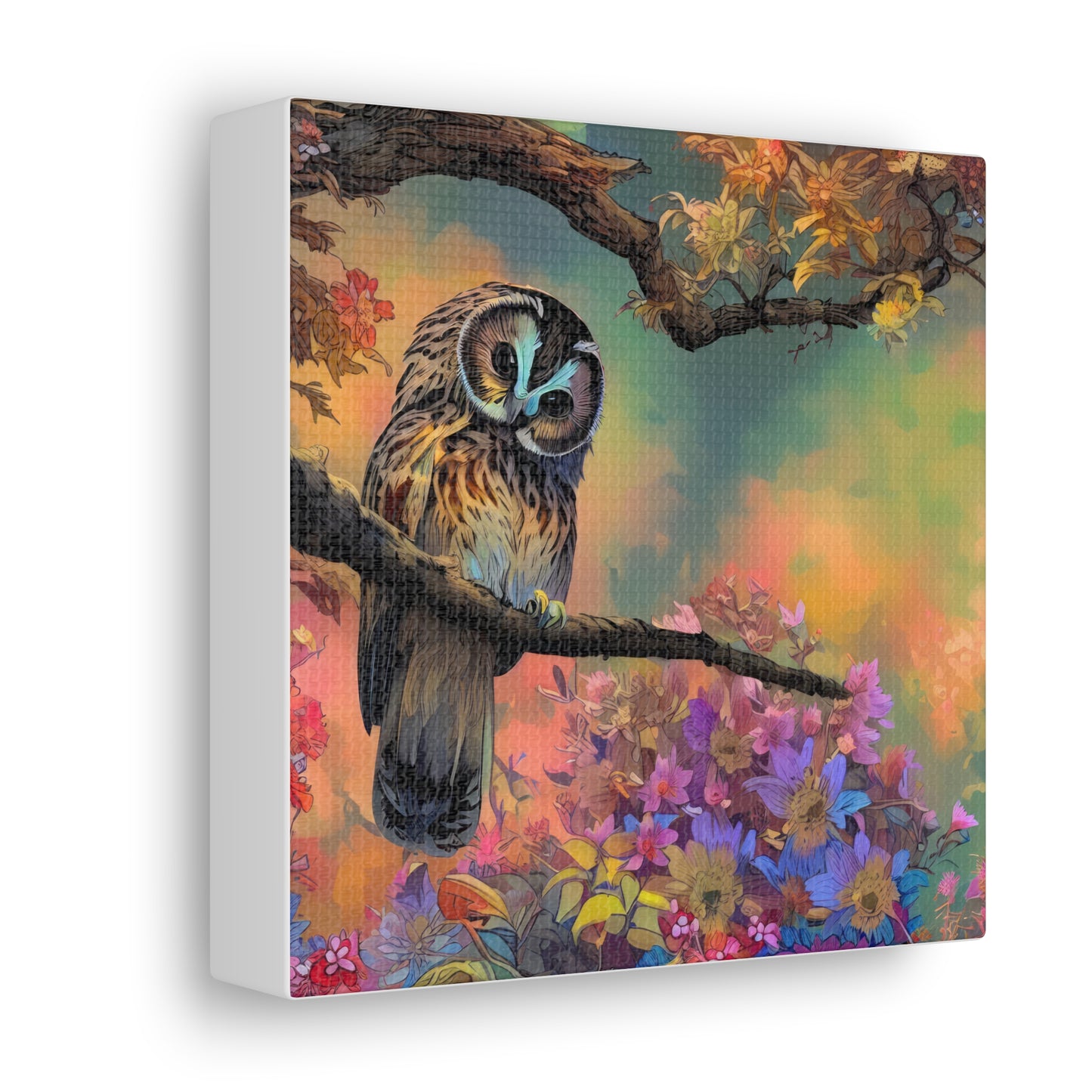 Kansas Owl - Canvas Wall Art