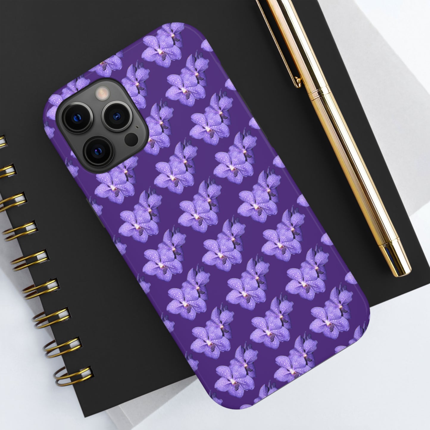 Blue Orchid Purple Tough Phone Case