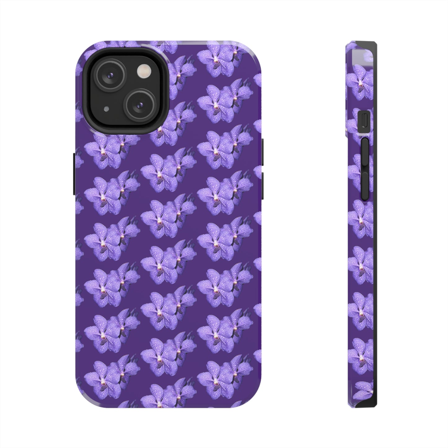 Blue Orchid Purple Tough Phone Case