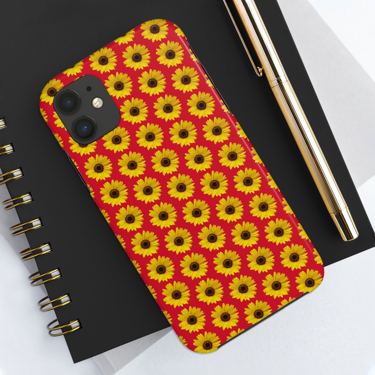 Sunflower Red Tough Phone Case