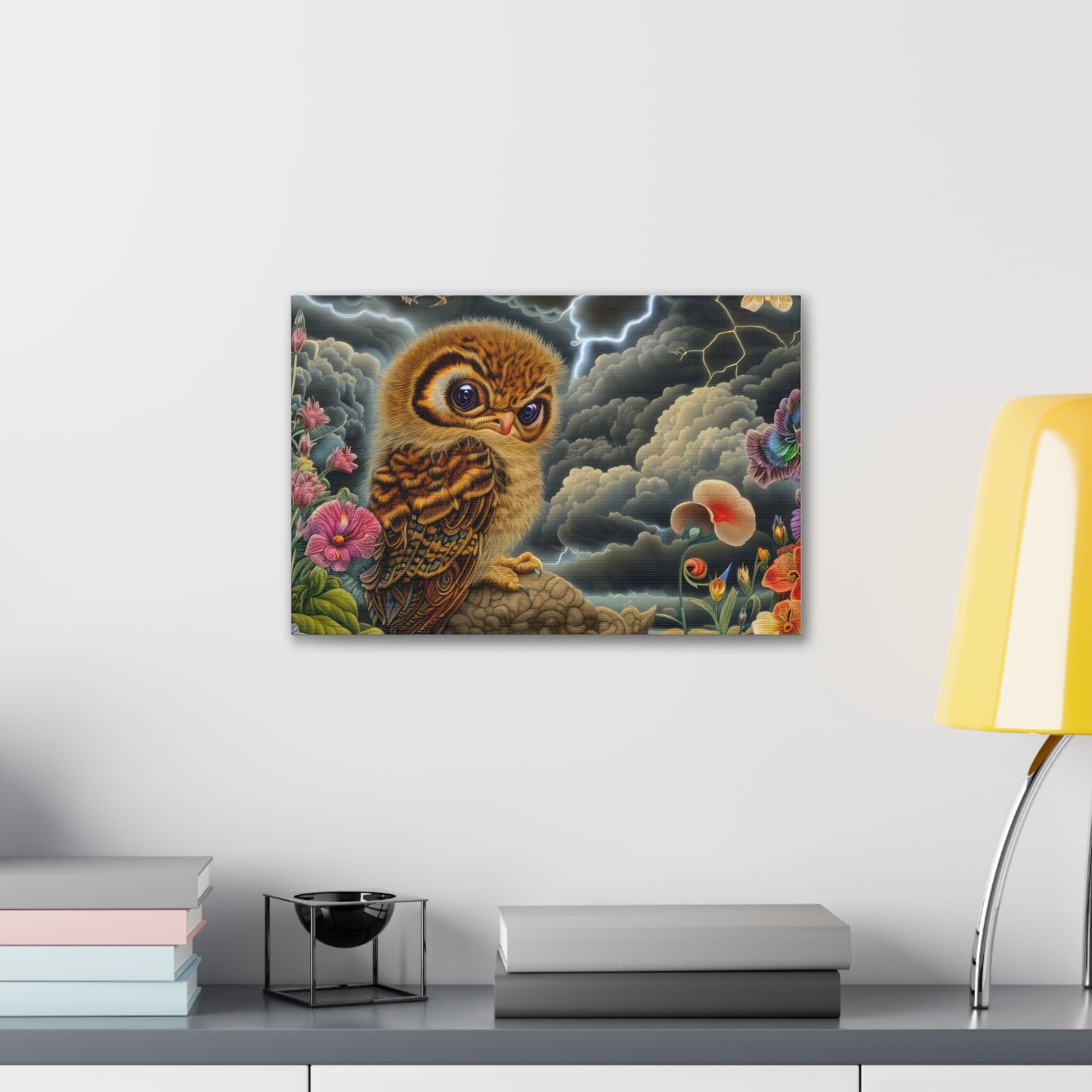 Achilles Owl - Canvas Wall Art