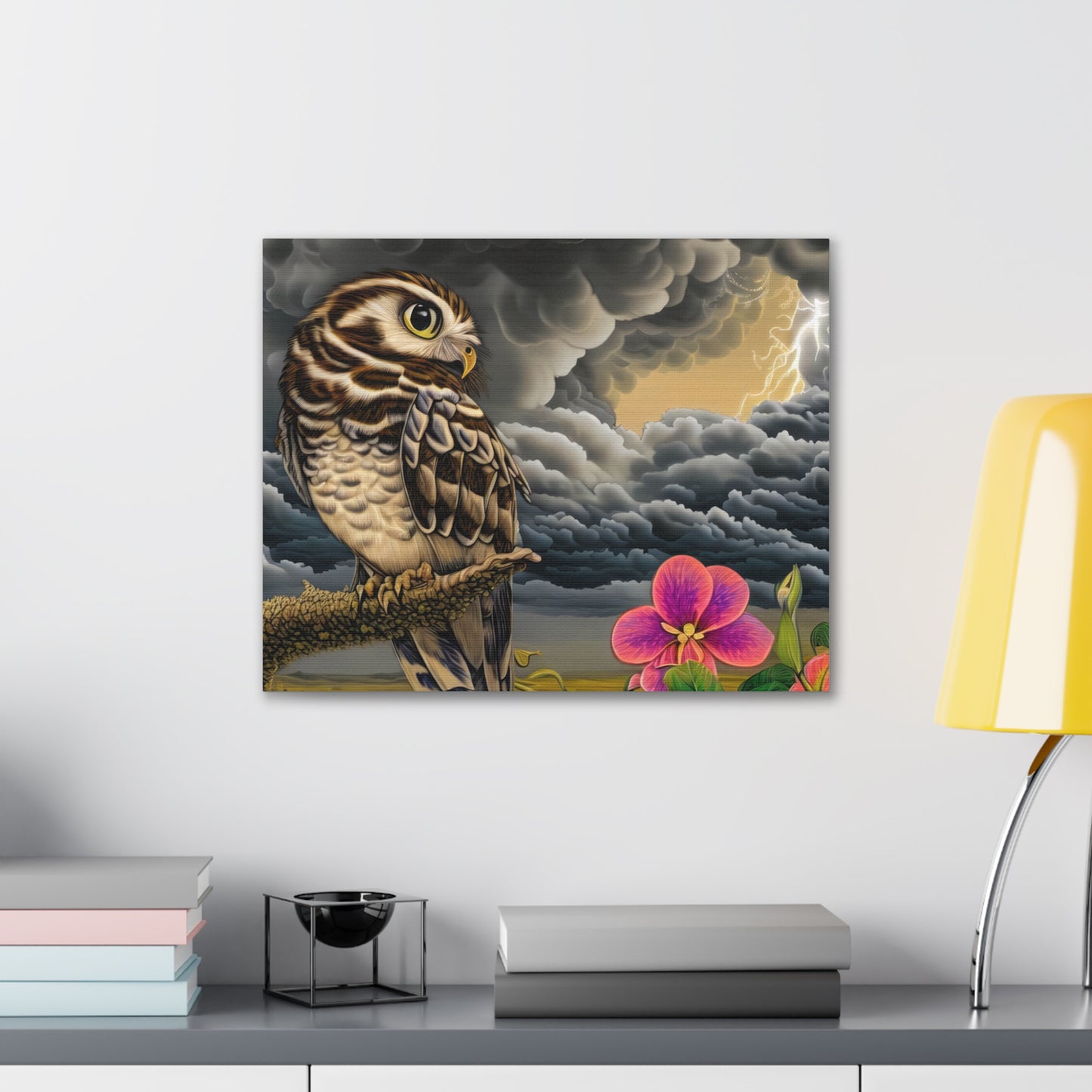 Hawaii Owl - Canvas Wall Art