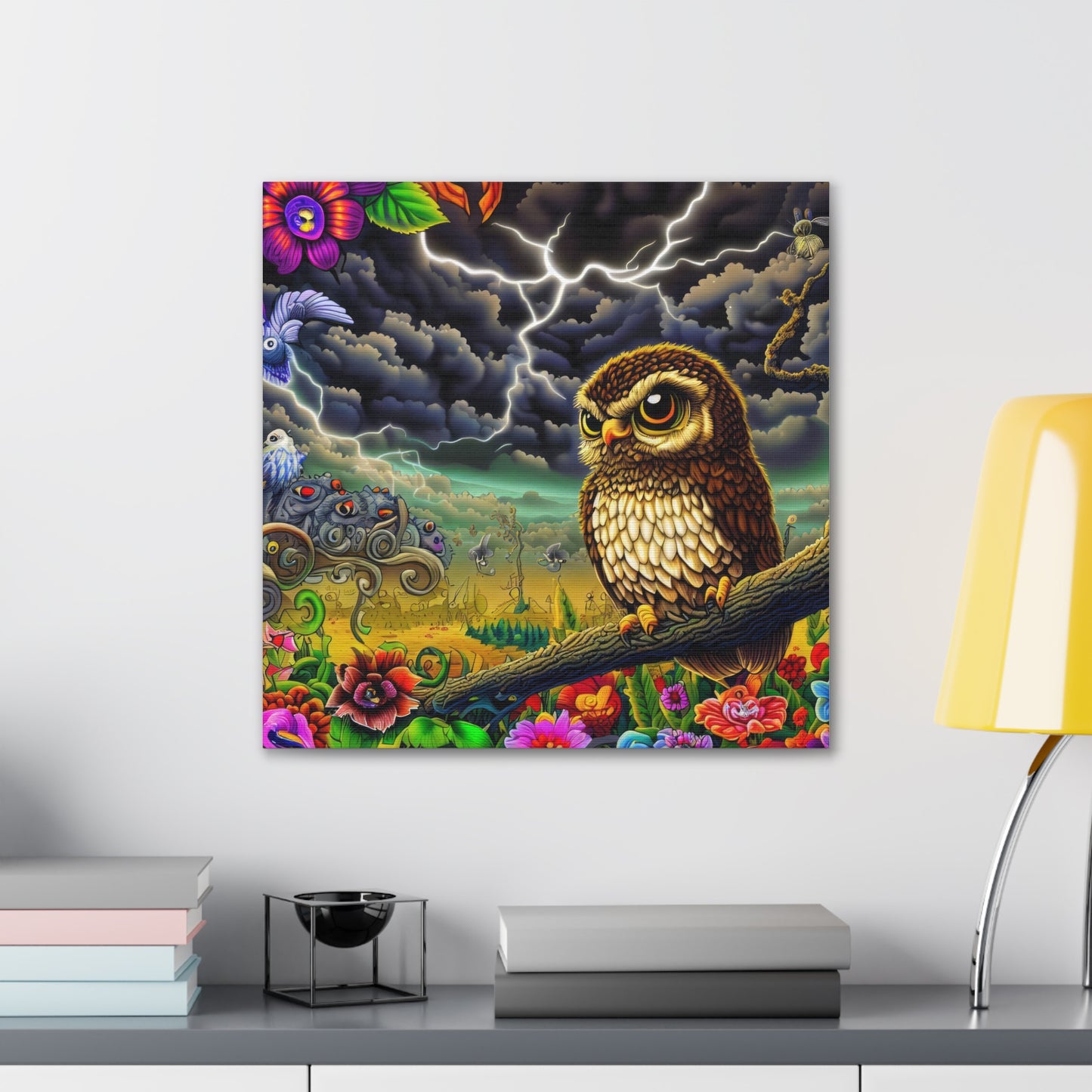 Oklahoma Owl - Canvas Wall Art