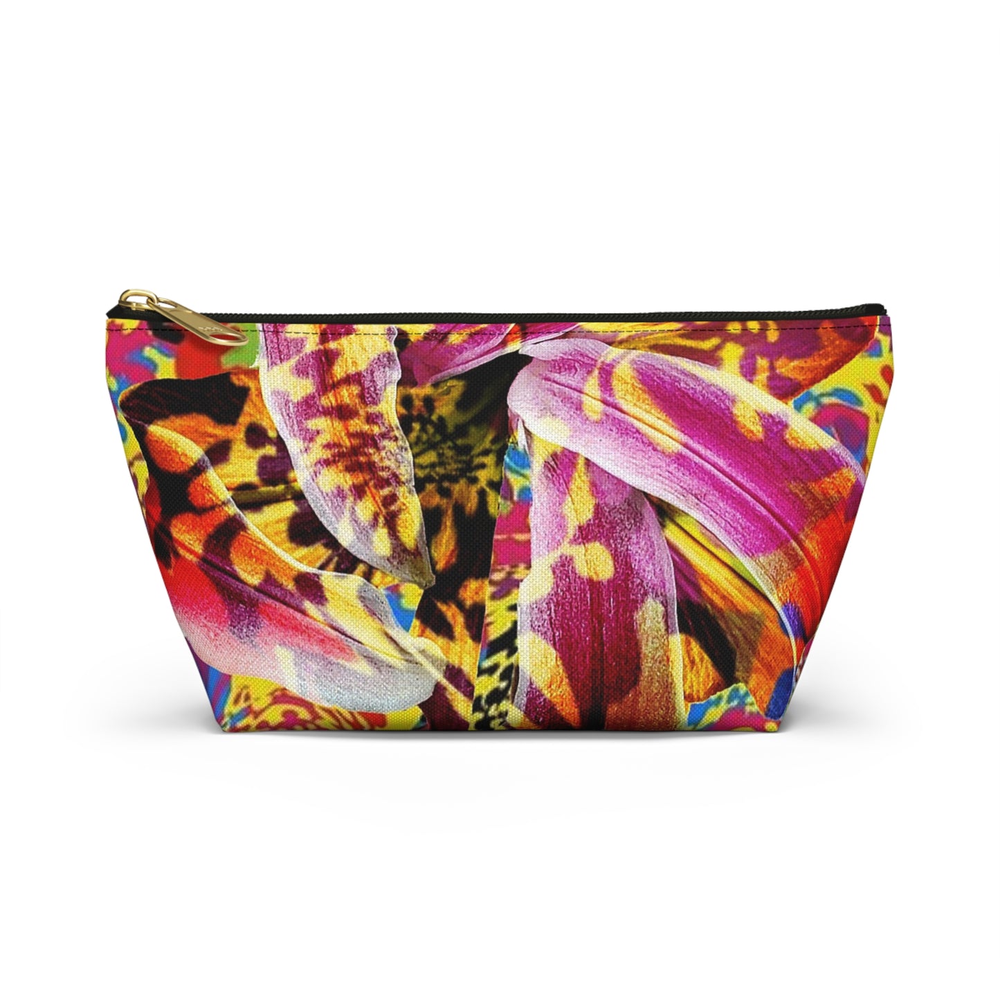 Floral Fiesta Accessory Pouch w T-bottom