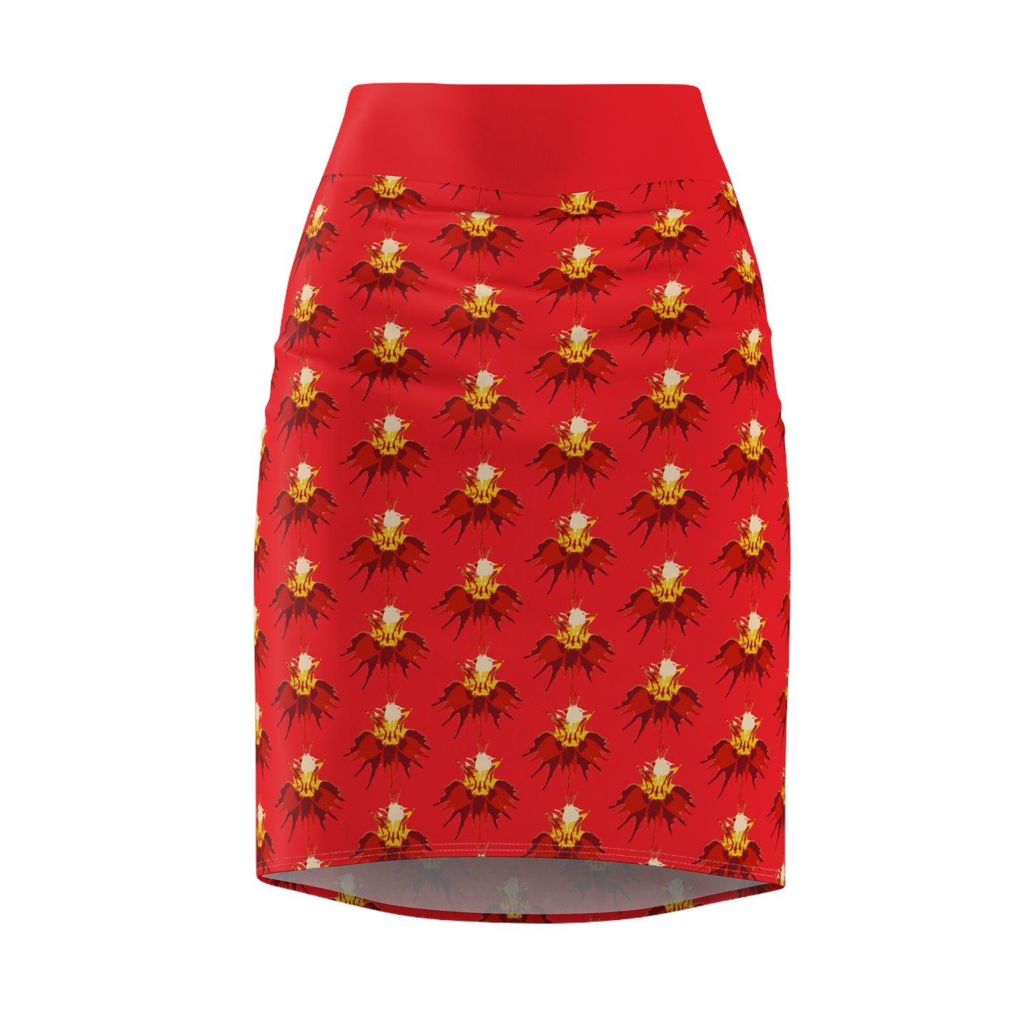 Orchid Sepal Pencil Skirt