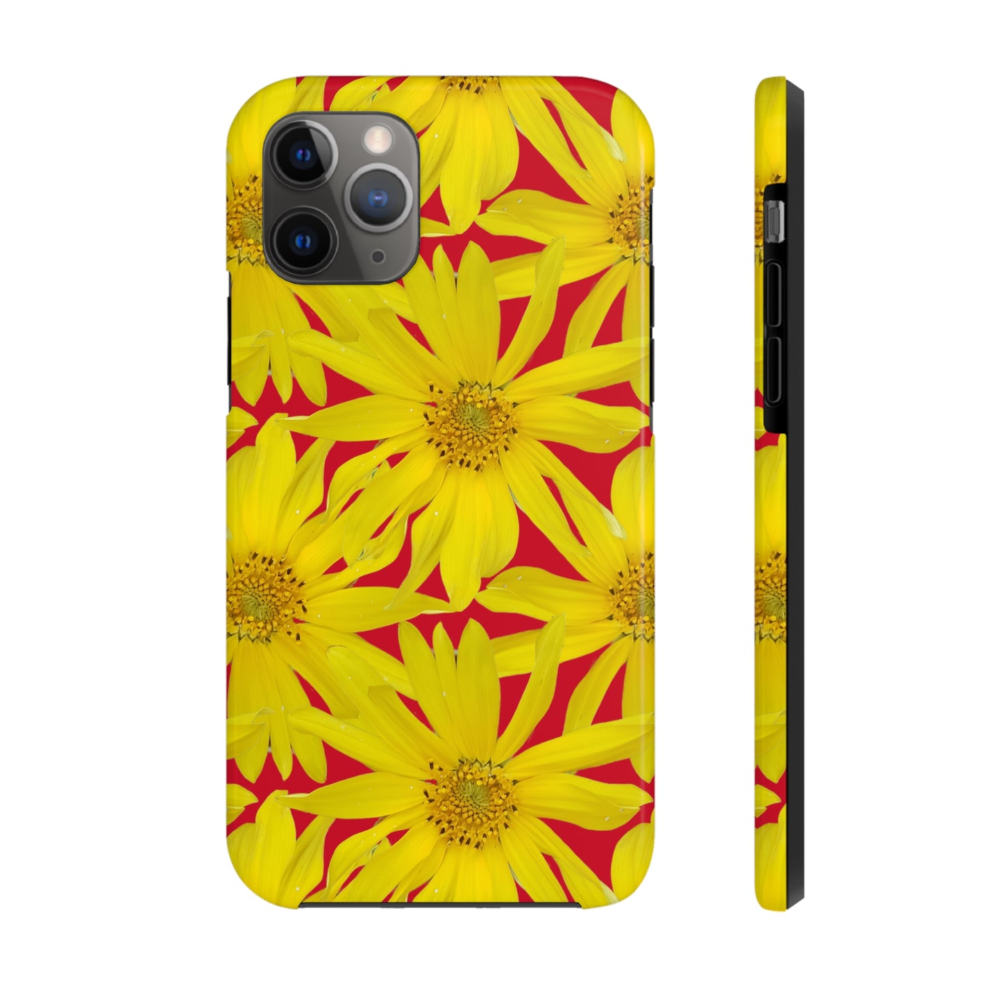 Big Sunflower Red Tough Phone Case