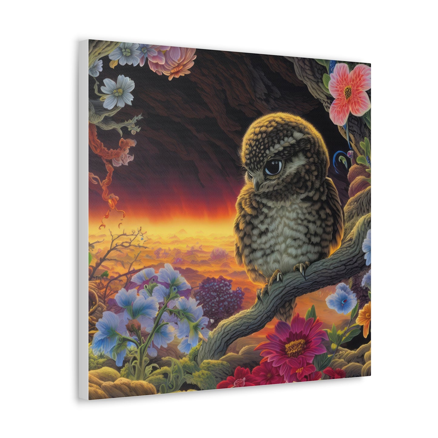 New Jersey Owl - Canvas Wall Art