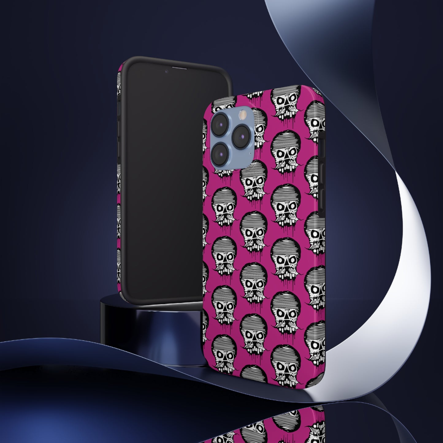 Skull Pink Tough Phone Case