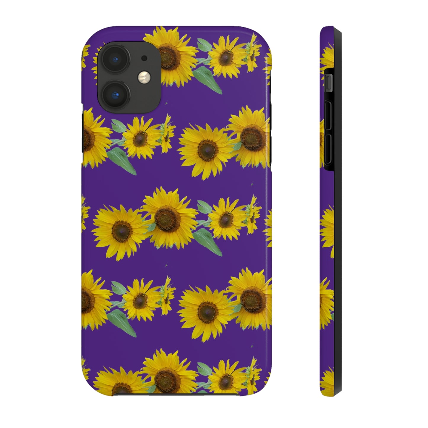 Sunflower Cluster Purple Tough Phone Case