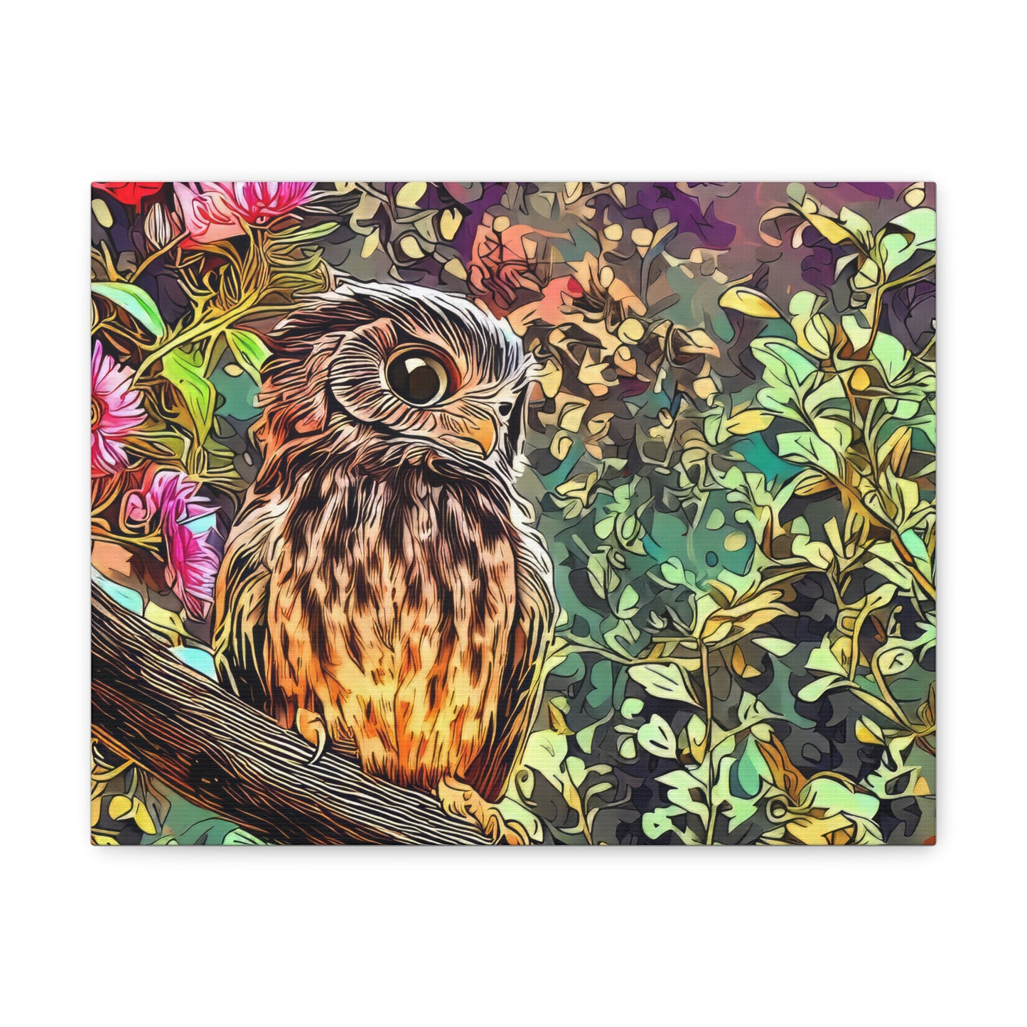 Idaho Owl - Canvas Wall Art