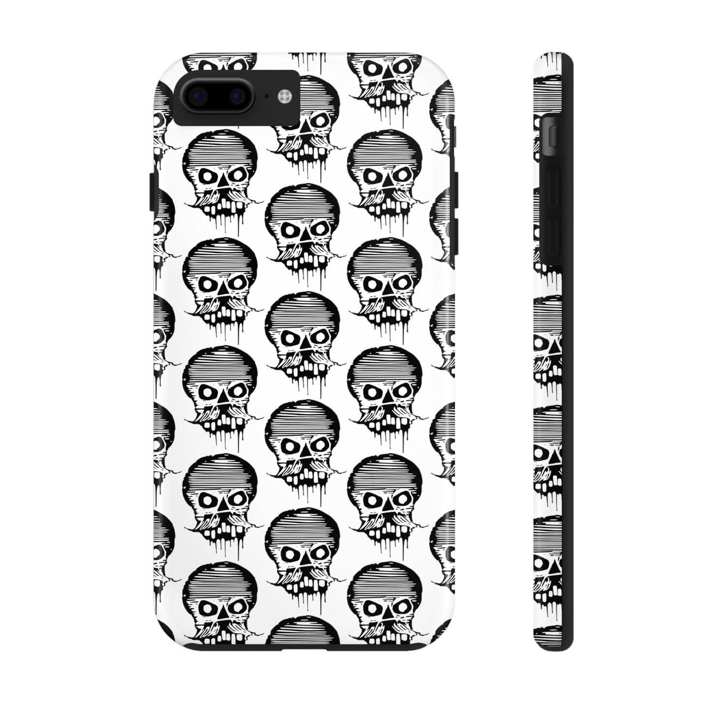 Skull White Tough Phone Case