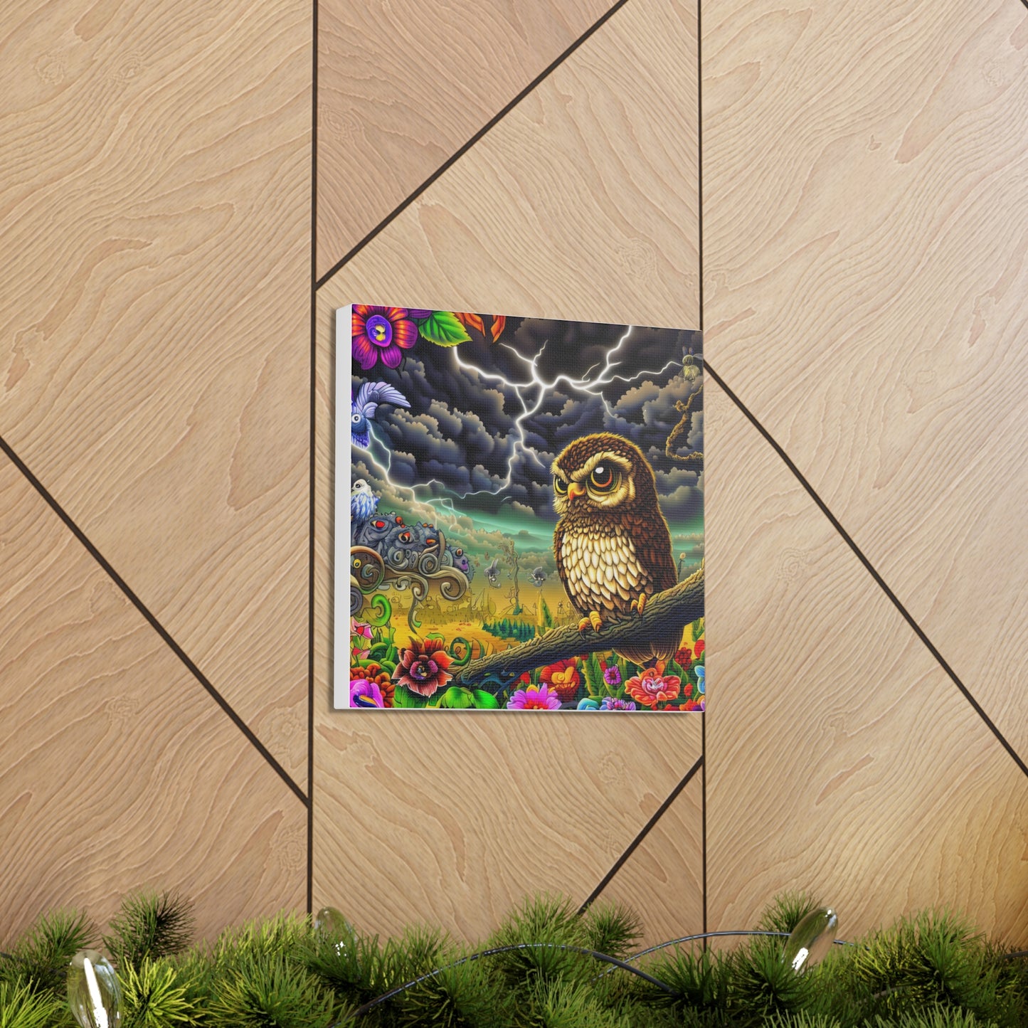 Oklahoma Owl - Canvas Wall Art