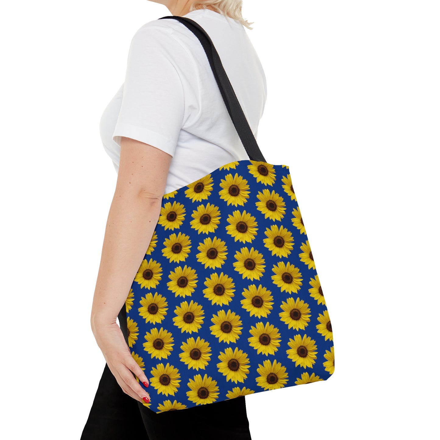 Sunflower Blue Tote Bag