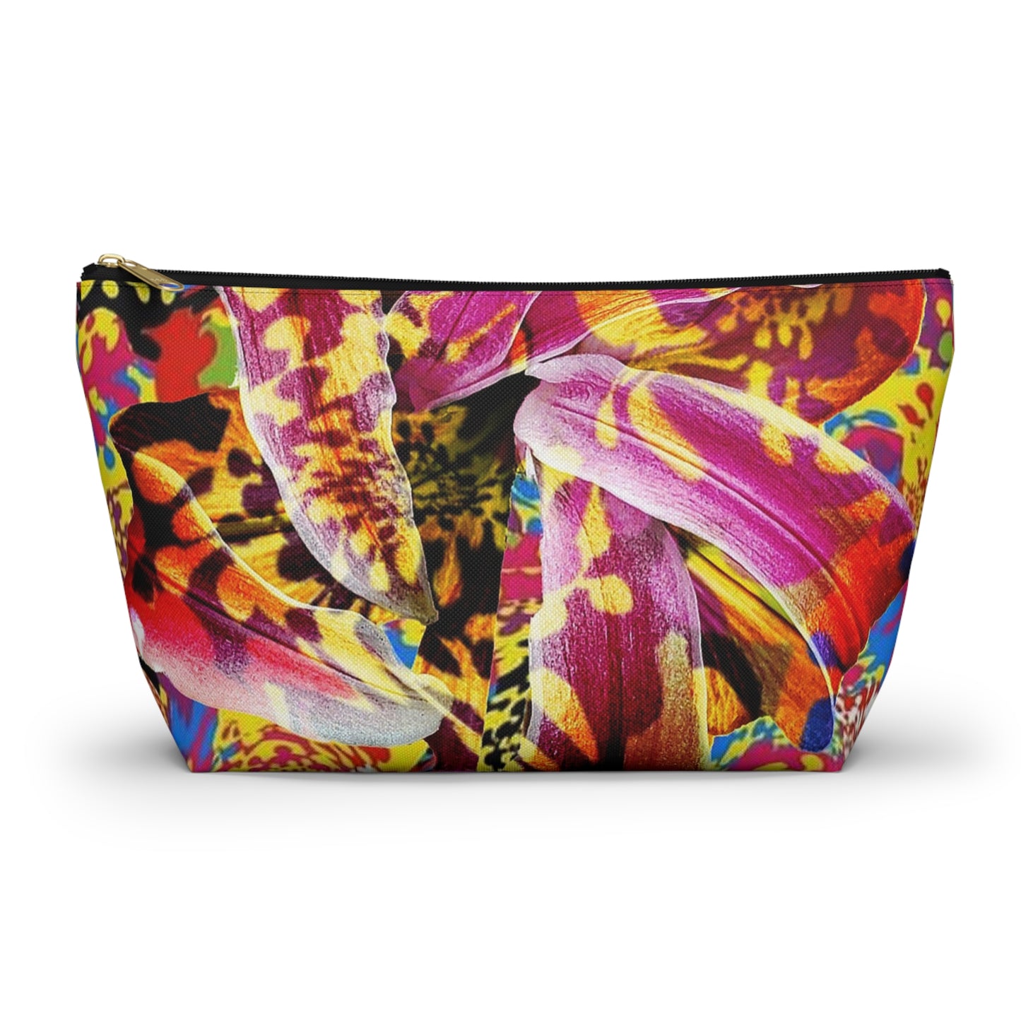 Floral Fiesta Accessory Pouch w T-bottom