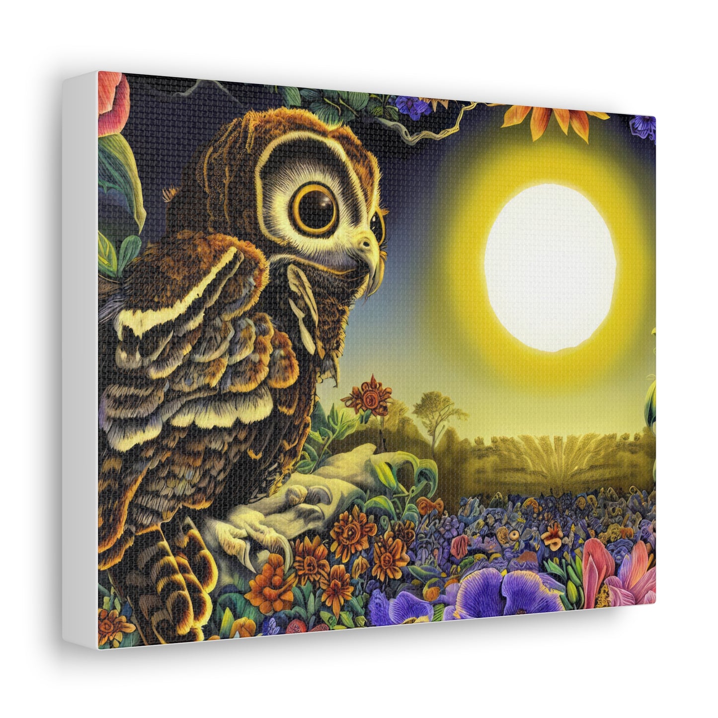 New Hampshire Owl - Canvas Wall Art