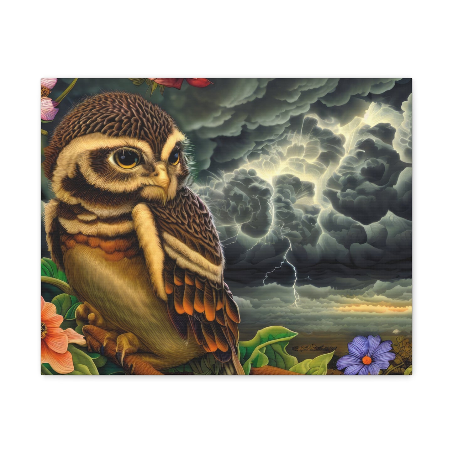 Aeolus Owl - Canvas Wall Art