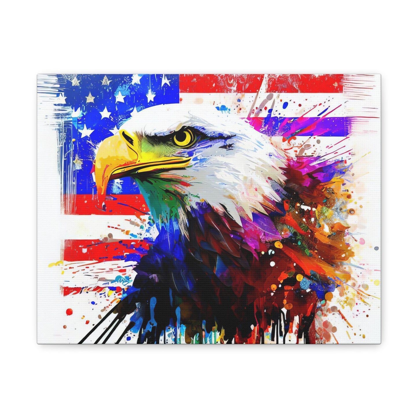 American Eagle Flag  - Canvas Wall Art