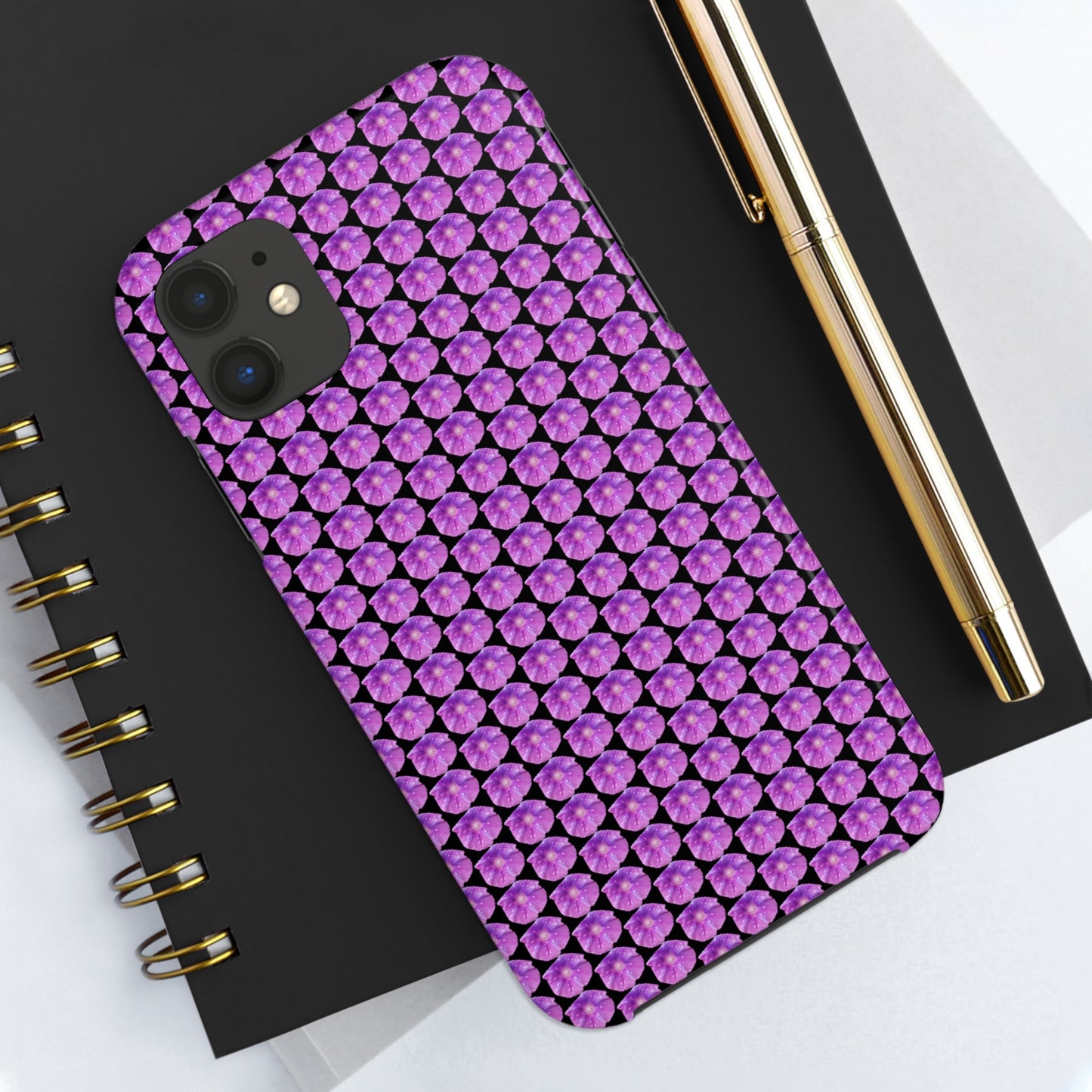 Purple Morning Glory Tough Phone Case