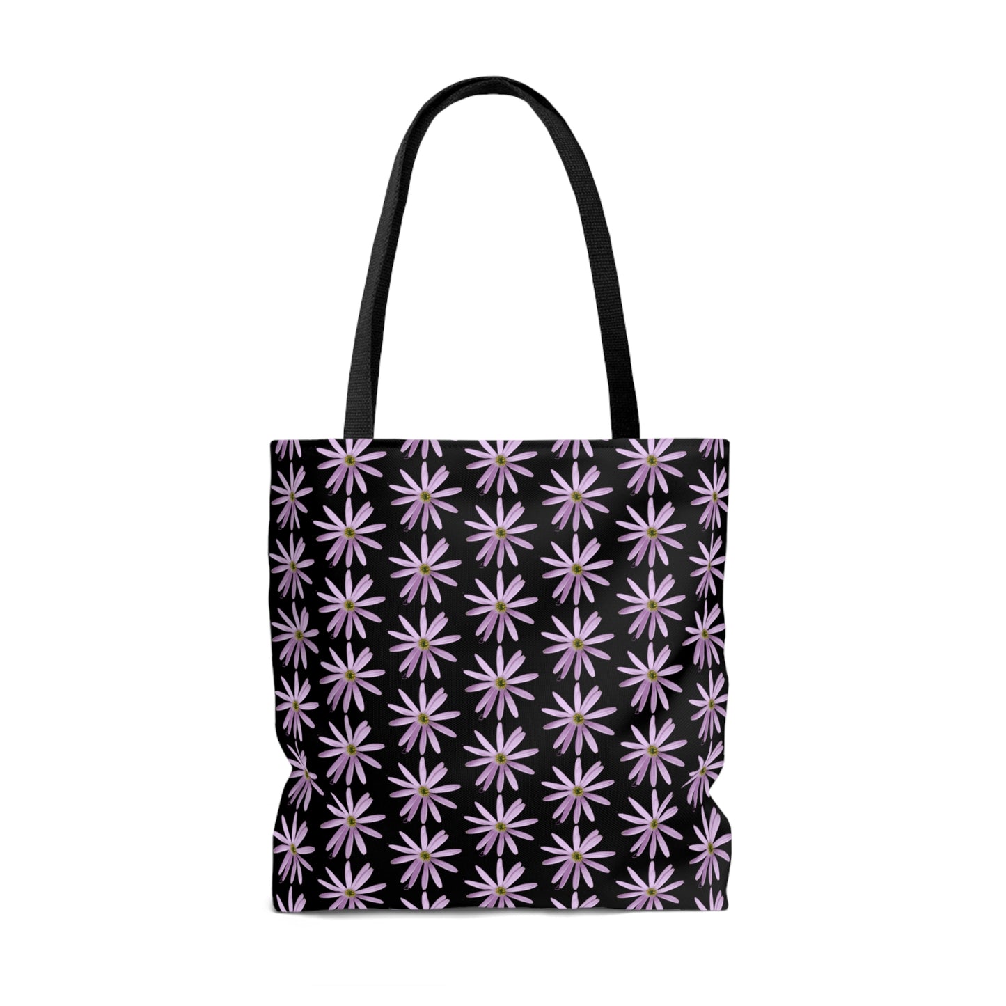 Aster Black Tote Bag