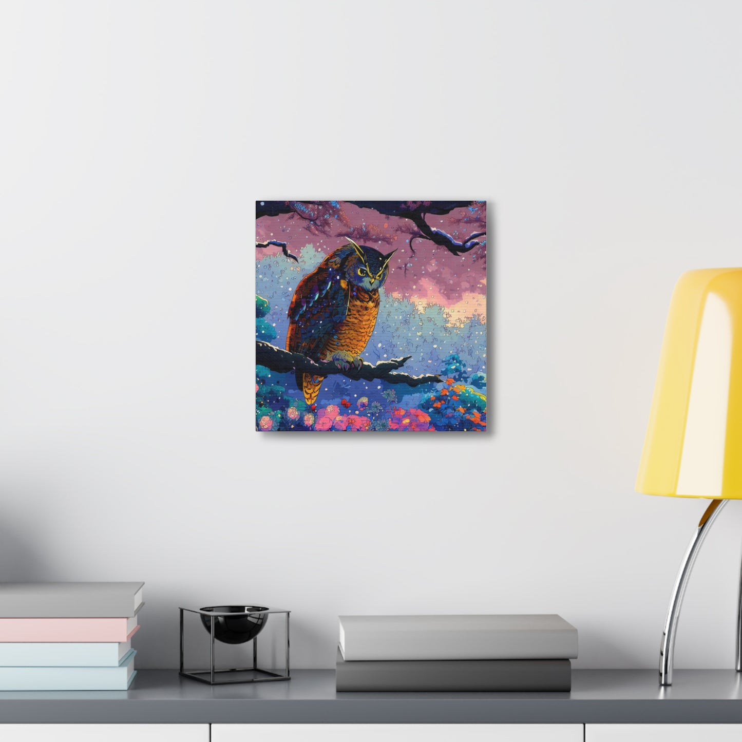 New Mexico Owl  - Canvas Wall Art