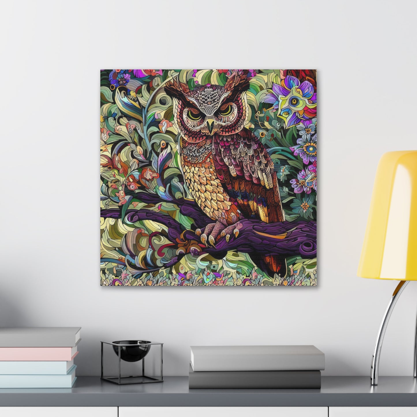 Montana Owl - Canvas Wall Art